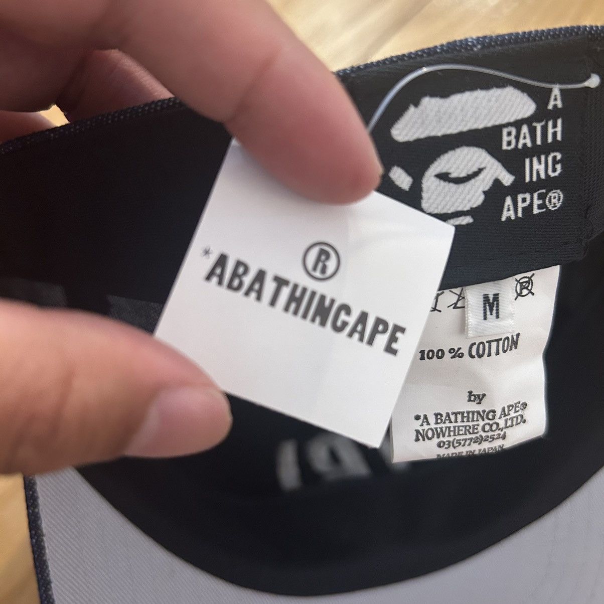 Bape Bape Denim (B) Baseball Cap Size ONE SIZE - 3 Thumbnail