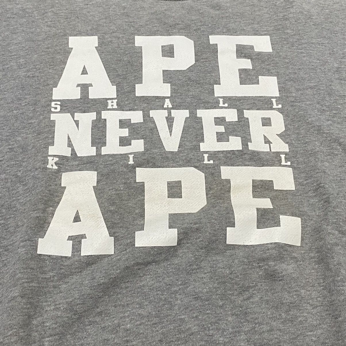 Bape Bape Short Sleeve Gray Sweatshirt OG Size US L / EU 52-54 / 3 - 2 Thumbnail