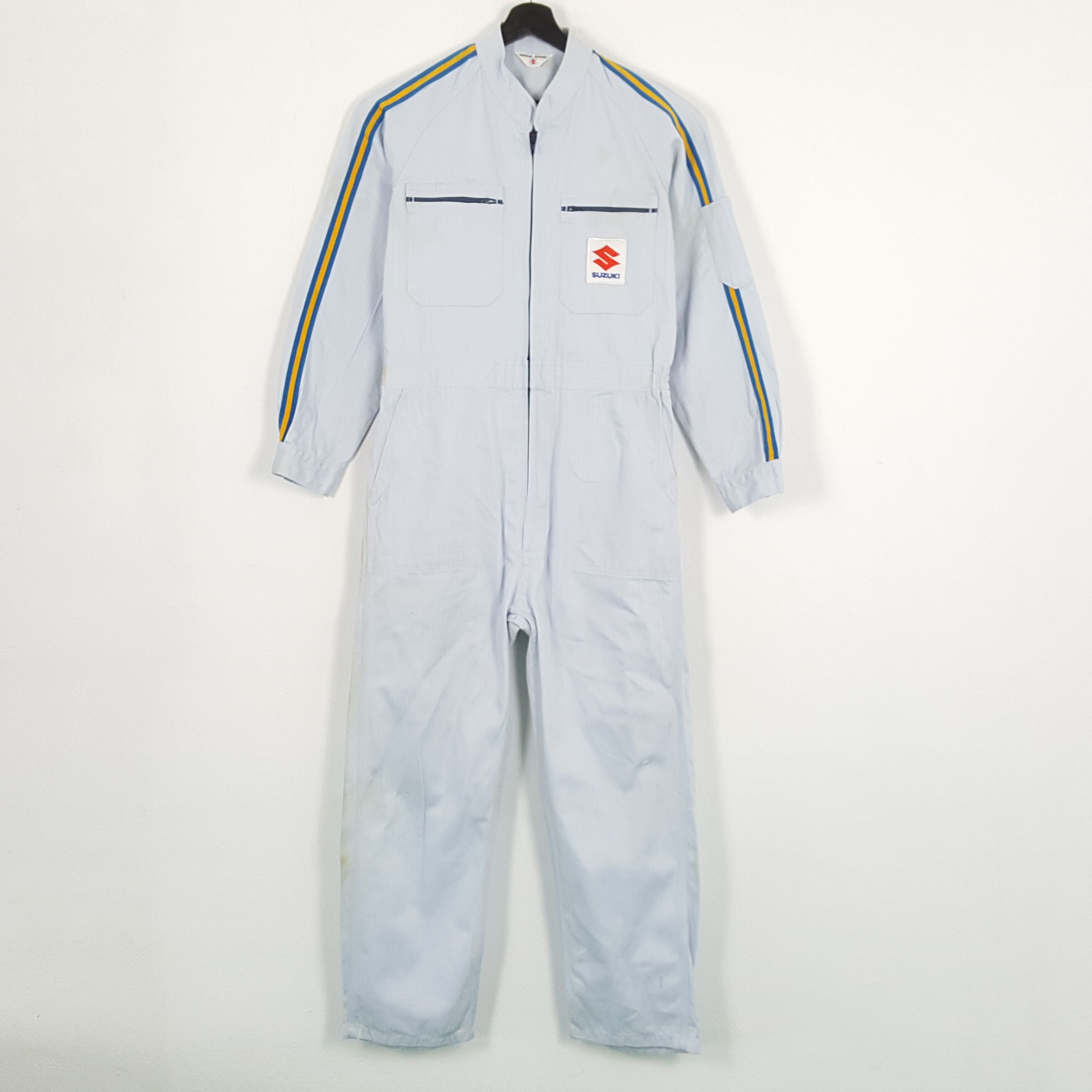 Japanese Brand × Vintage SUZUKI Workwear Racing Crew Style Coverall Jacket Size US M / EU 48-50 / 2 - 4 Thumbnail