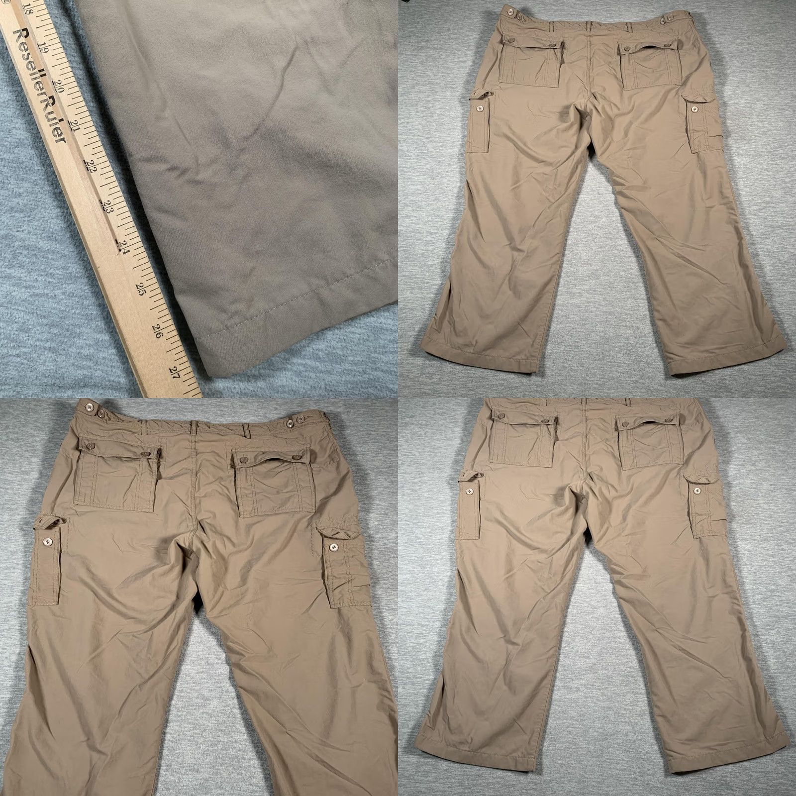 Vintage Clothing Arts P Cubed Pick-Pocket Proof Cargo Pants Mens 42 Khaki Nylon Travel Size US 42 / EU 58 - 9 Thumbnail