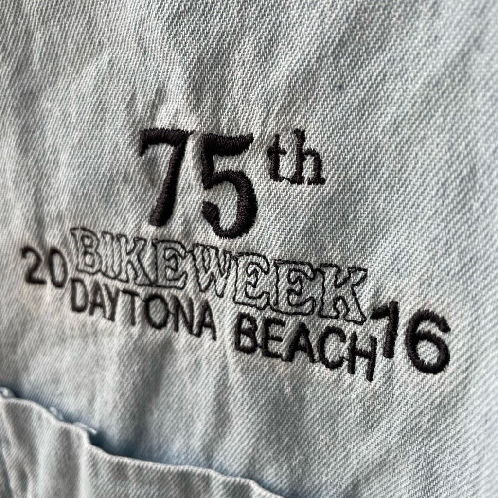 Other 2016 Daytona Bike Week Chambray Button Down Shirt L Size US L / EU 52-54 / 3 - 3 Thumbnail