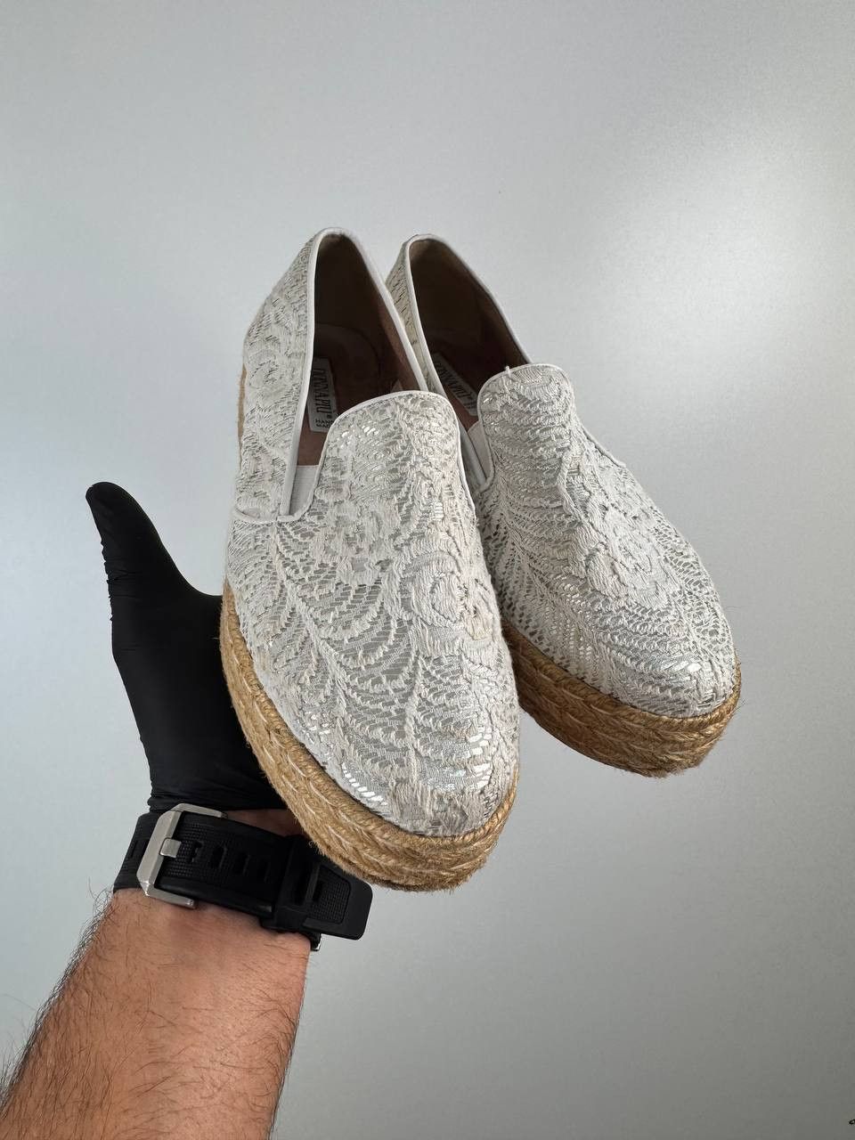 Other Donna Piu Handmade Platform Lace Espadrilles Women’s Size 36 Size US 5.5 / IT 35.5 - 5 Thumbnail