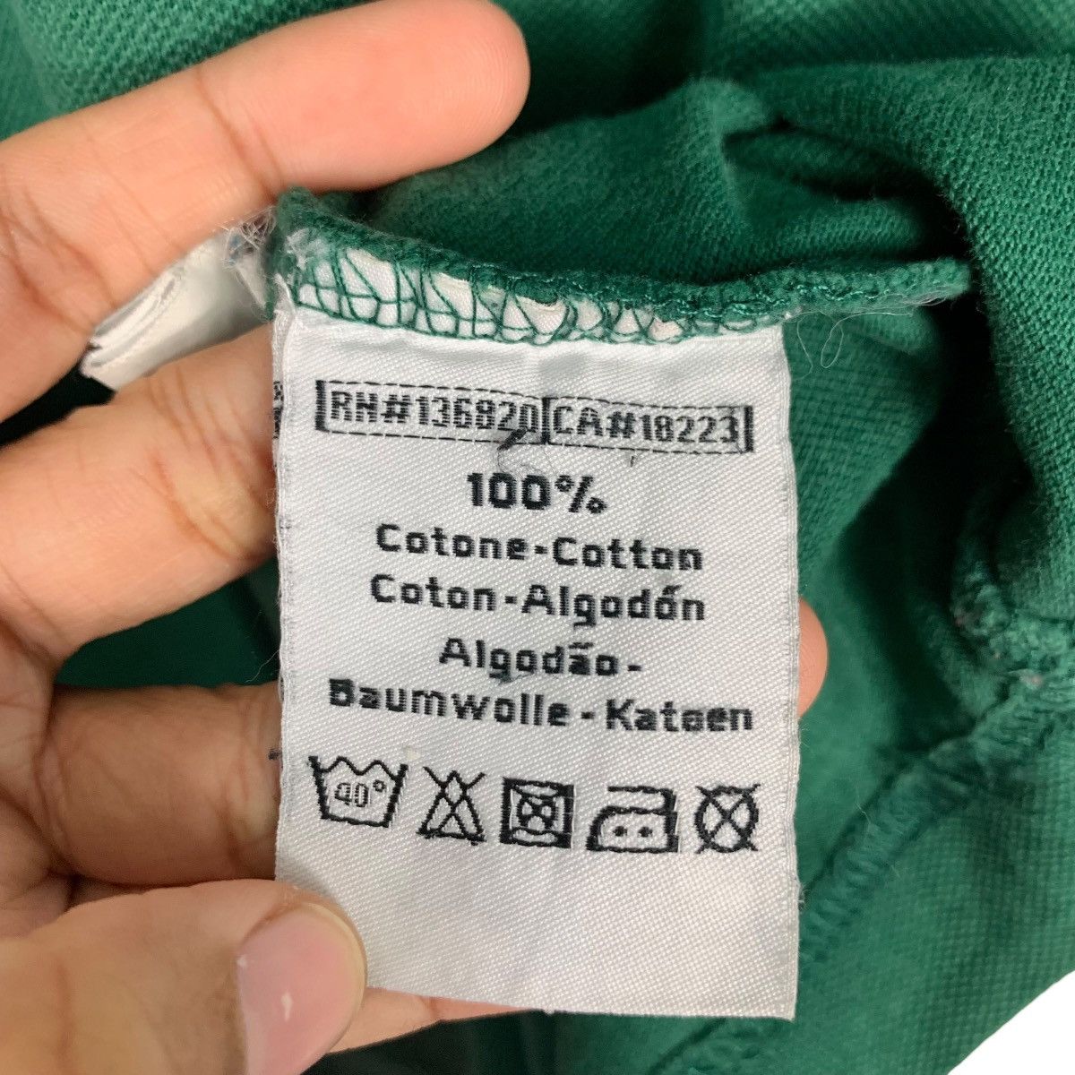 Kappa Vintage KAPPA Green Long Sleeve Polo Shirt #2609-C117 Size US XL / EU 56 / 4 - 14 Thumbnail