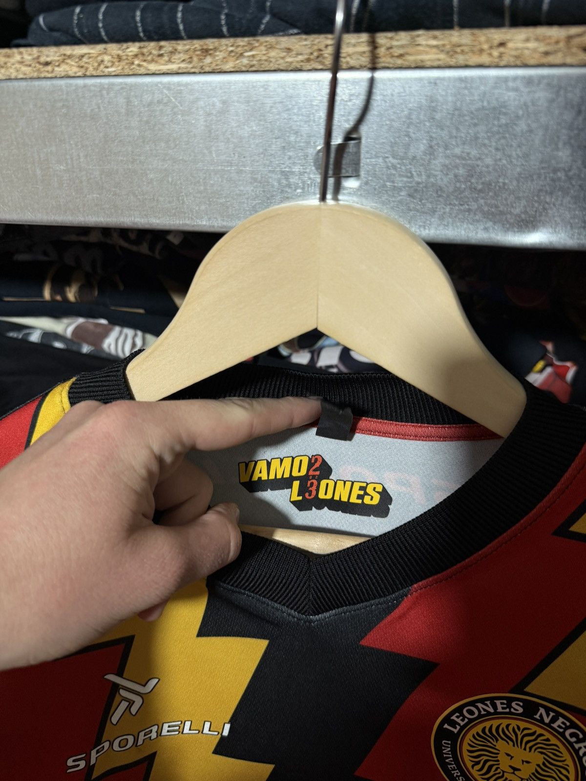 Vintage Sporelli Leones Negros 2022 2023 Home Soccer Football Jersey Size US M / EU 48-50 / 2 - 8 Thumbnail