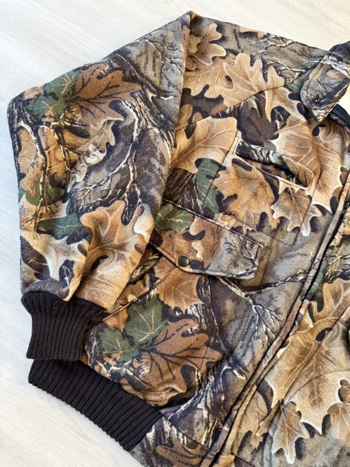Realtree Vintage Spartan Realtree Polar Fleece Full Zip Bomber 2XL Size US XXL / EU 58 / 5 - 3 Thumbnail