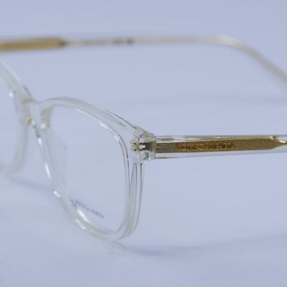 Bottega Veneta Bottega Veneta BV1028O 004 Eyeglasses Beige Frame Size ONE SIZE - 3 Thumbnail