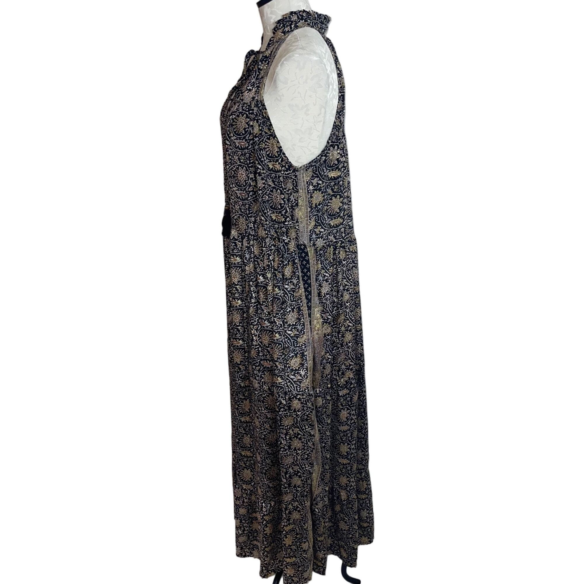 Other Paani Womens Dress Size Medium Black Boho Maxi Size M / US 6-8 / IT 42-44 - 3 Thumbnail