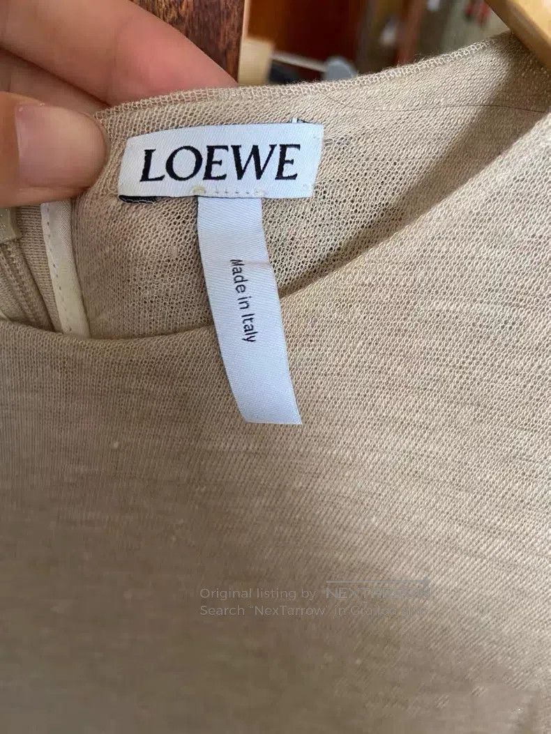 Loewe Loewe Wool and linen, skirt is a silk dress Size XS / US 0-2 / IT 36-38 - 3 Thumbnail
