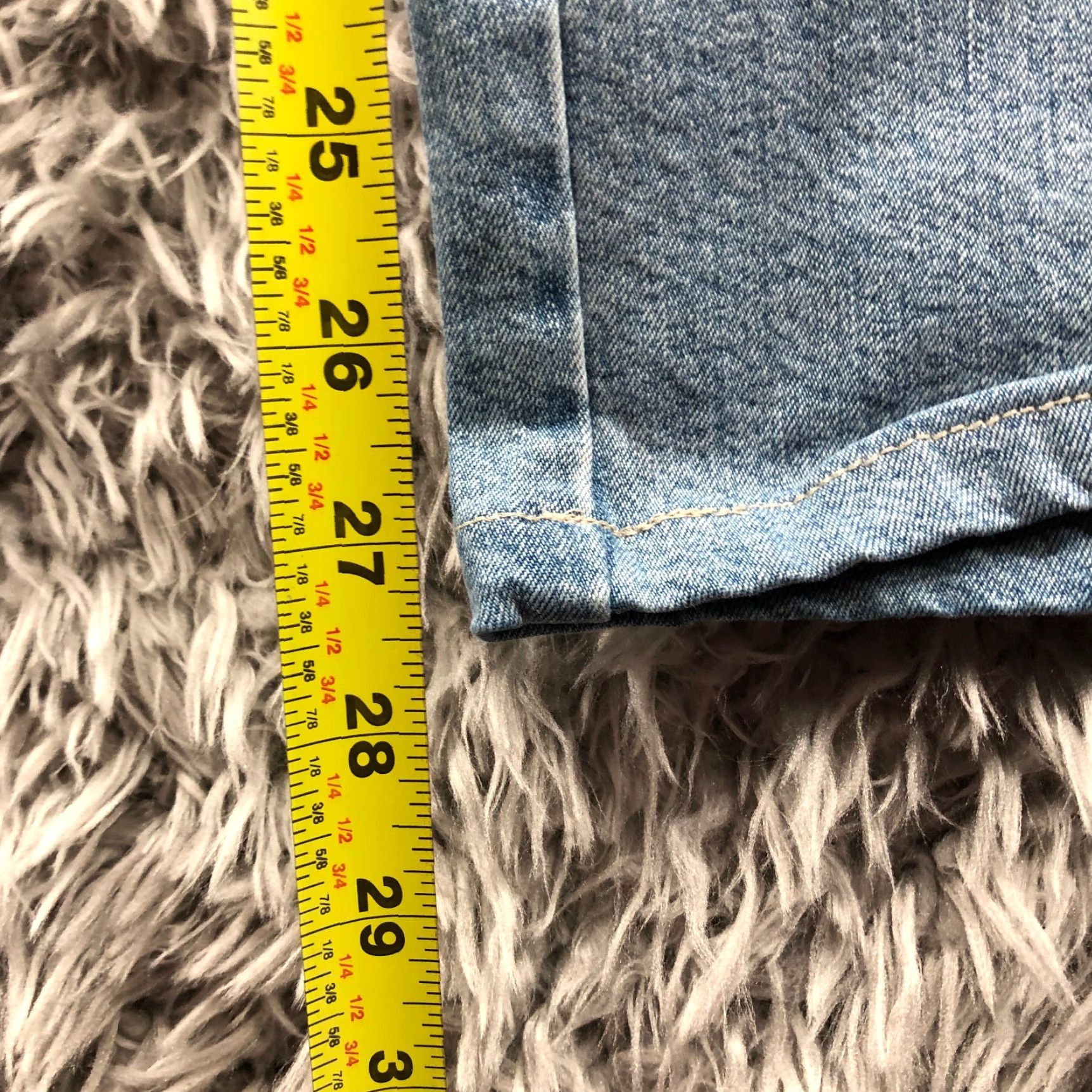Vintage Cambio Jeans Size 14 Womens Mid Rise Stone Blue Denim Straight Jeans Size 36" / US 14 / IT 50 - 3 Thumbnail