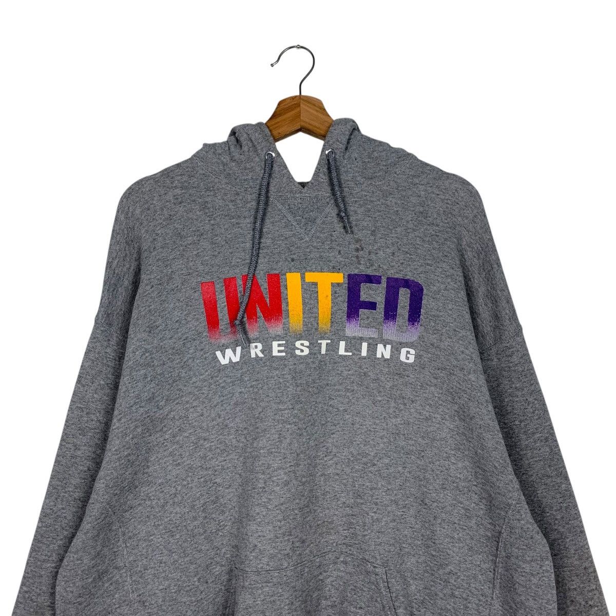 Russell Athletic UNITED WRESTLING Big Logo Pullover Hoodies #2027-C88 Size US XL / EU 56 / 4 - 11 Thumbnail