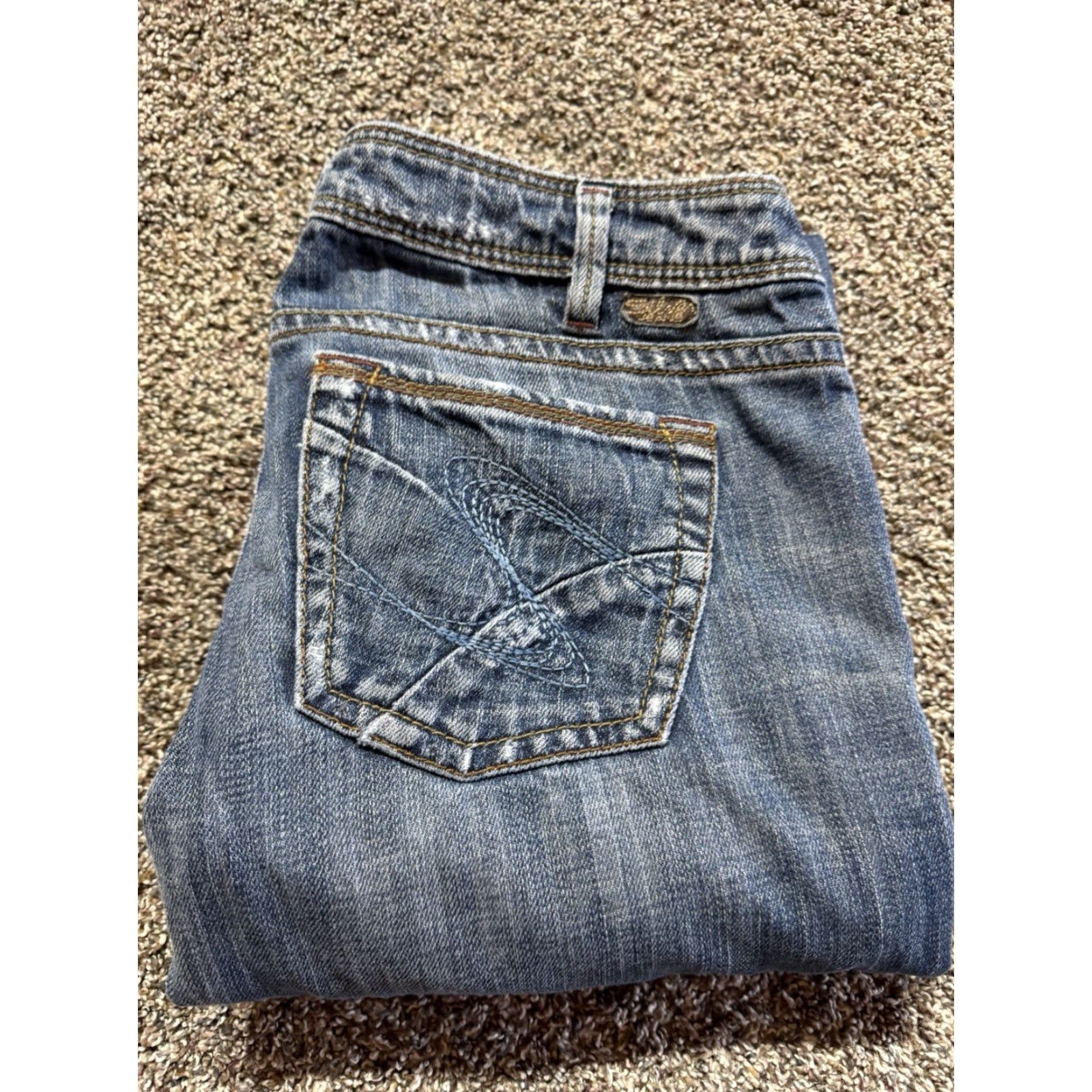 Silver Jeans Co. VINTAGE Silver Jeans TINA Women's Size 30 Blue Denim 30X30 Low Rise Bootcut Jeans Size 30" / US 8 / IT 44 - 2 Thumbnail