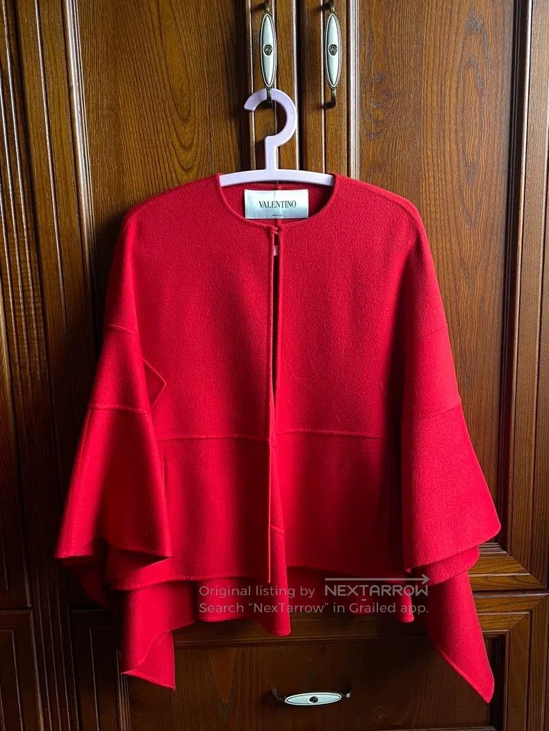 Valentino Full logo houndstooth coat