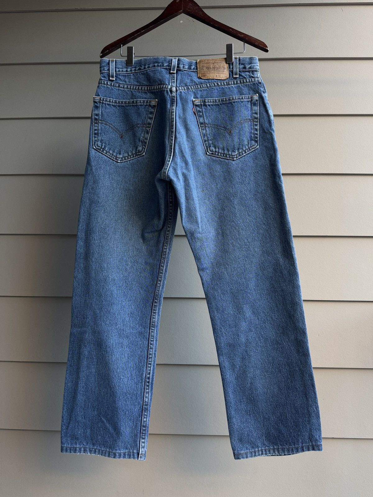 Levi's VINTAGE 90s LEVIS 505 STRAIGHT LEG DENIM JEANS 34x30 Size US 34 / EU 50 - 9 Thumbnail