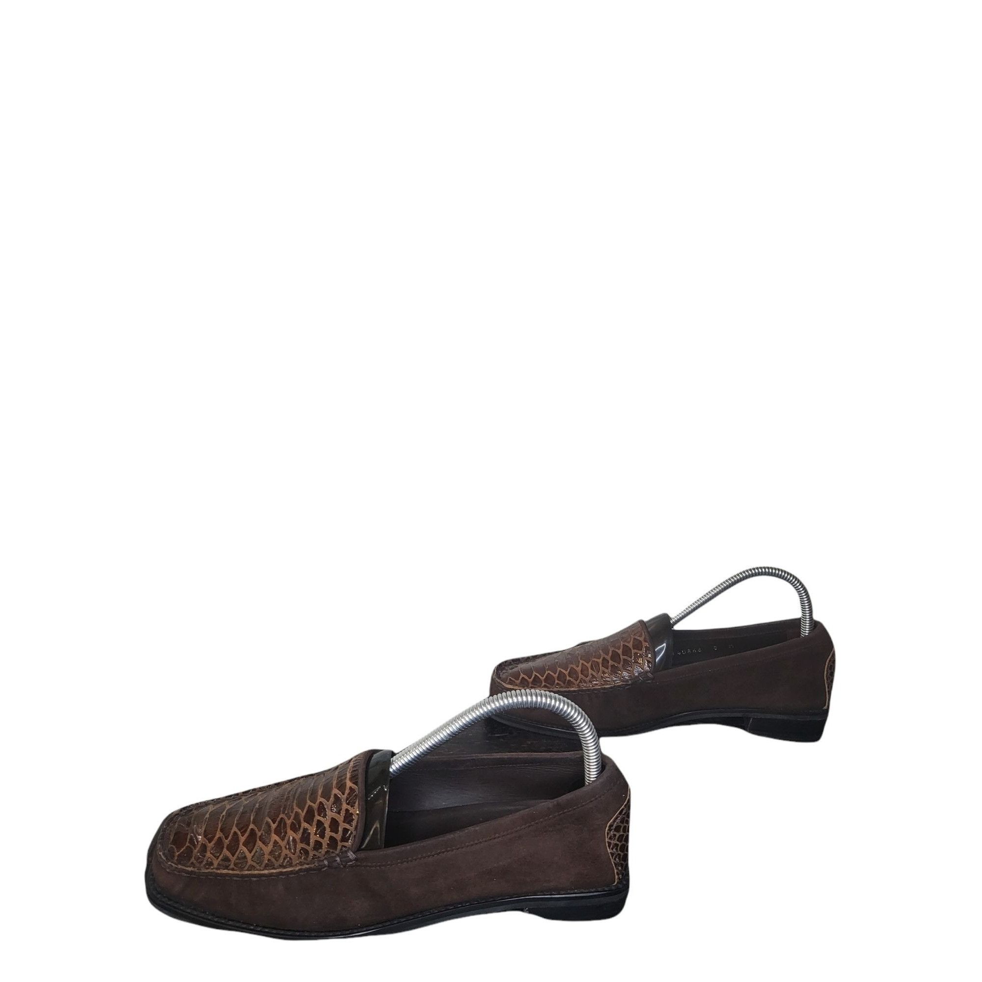 Stuart Weitzman Stuart Weitzman Loafers Women Sz 8M Brown Leather Designer A Size US 8 / IT 38 - 3 Thumbnail