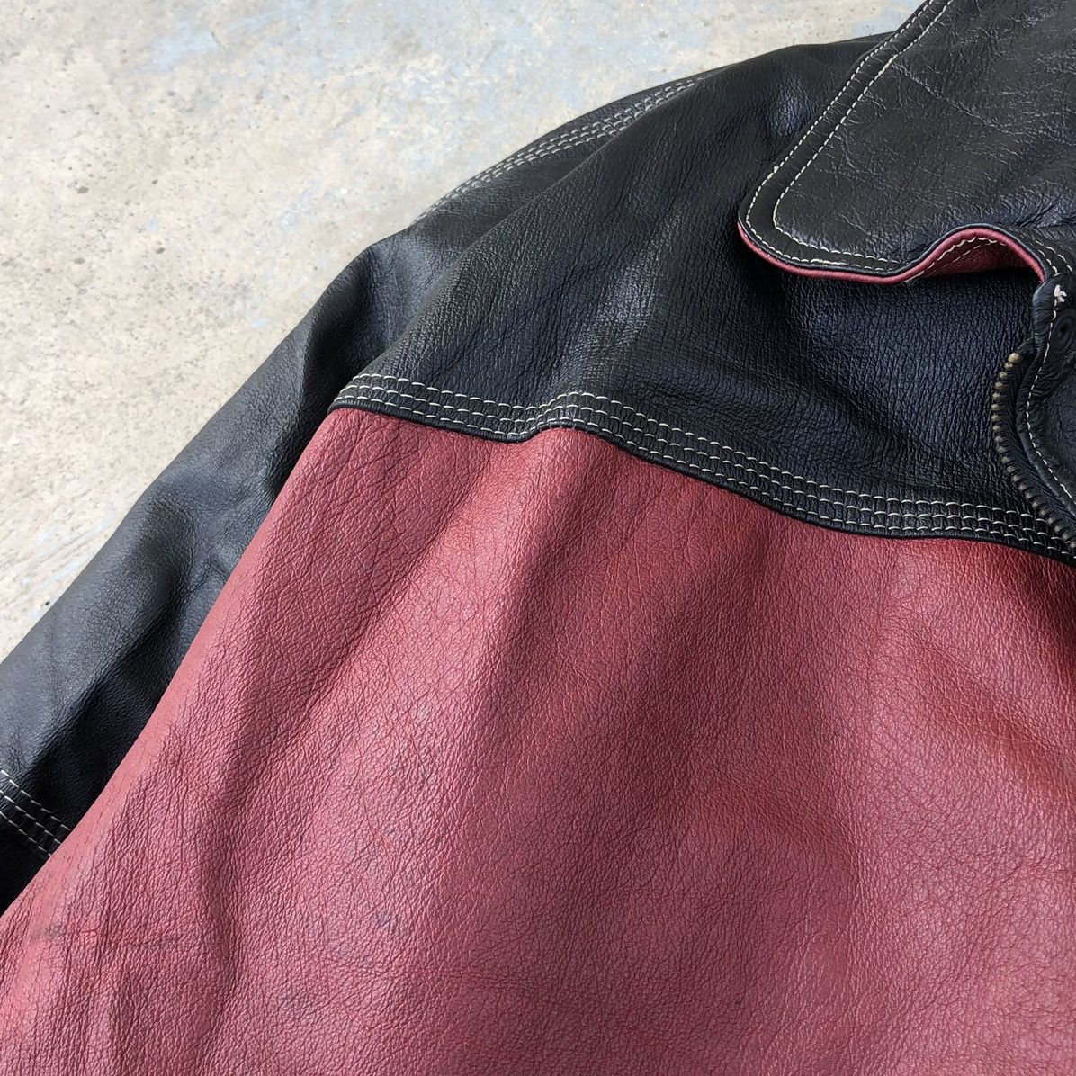 Hard Rock Cafe Vintage 90s Hard Rock Cafe Amsterdam Leather Bomber Jacket Size US XL / EU 56 / 4 - 7 Thumbnail