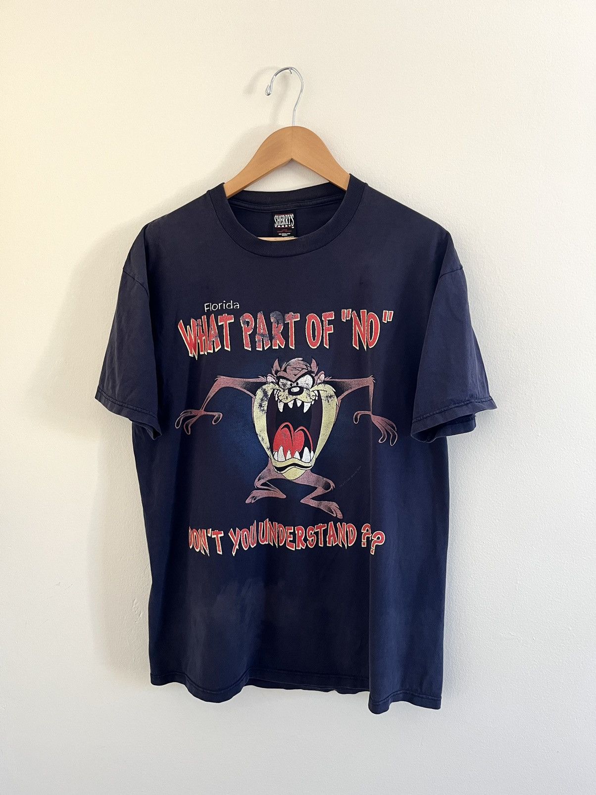 Cartoon Network × Vintage × Warner Bros © 1998 Warner Bros. Tasmanian Devil Humor T-Shirt Size US L / EU 52-54 / 3 - 1 Thumbnail