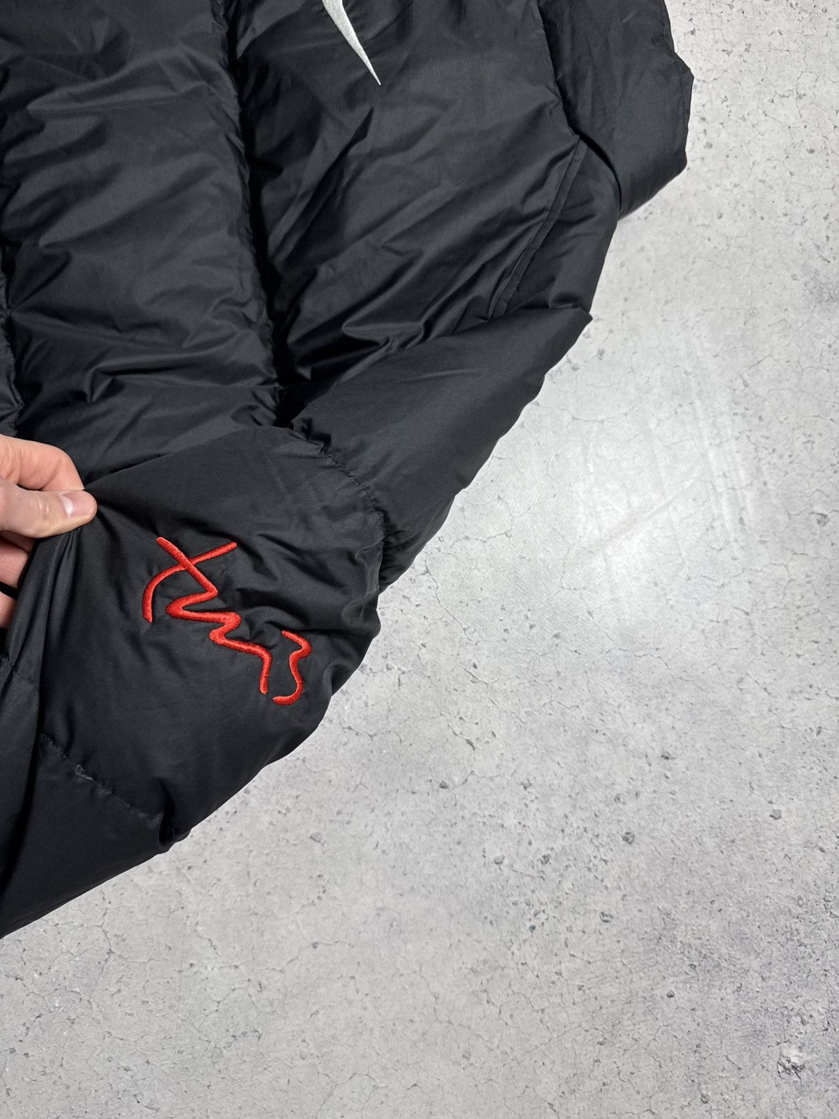 Nike Nike Down Puffer Jacket Black Swoosh Drill Size XL Size US XL / EU 56 / 4 - 13 Thumbnail