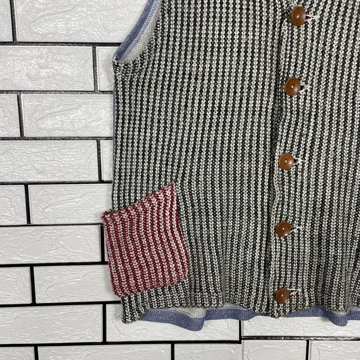 Japanese Brand Go Slow Caravan Hickory Vest Size US M / EU 48-50 / 2 - 3 Thumbnail