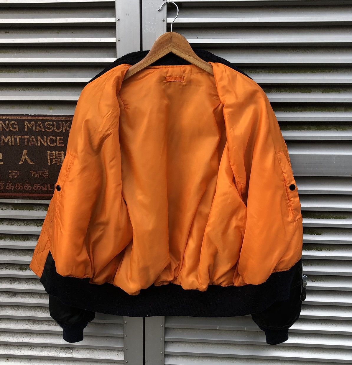 Vintage Vintage 90s Embroidery United States Navy Ma-1 Bomber Jacket Size US M / EU 48-50 / 2 - 10 Thumbnail