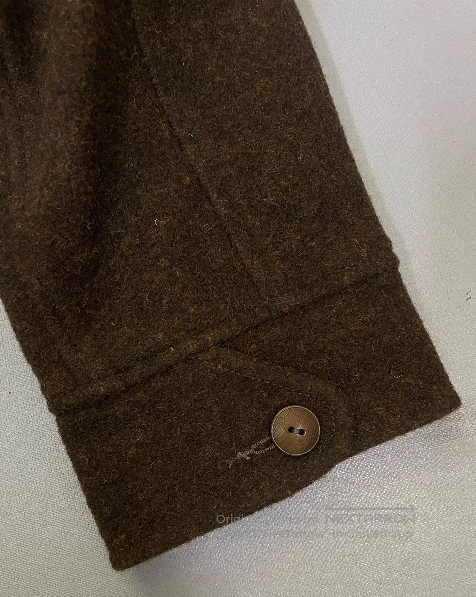RRL Ralph Lauren DOUBLE RL Shearling Wool Blend Jacket. Size US M / EU 48-50 / 2 - 6 Thumbnail