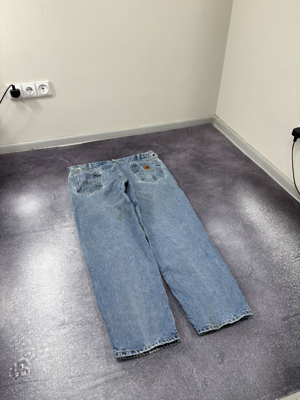Carhartt Vintage Carhartt Relaxed Fit USA Faded Blue Baggy Jeans Size US 42 / EU 58 - 3 Thumbnail