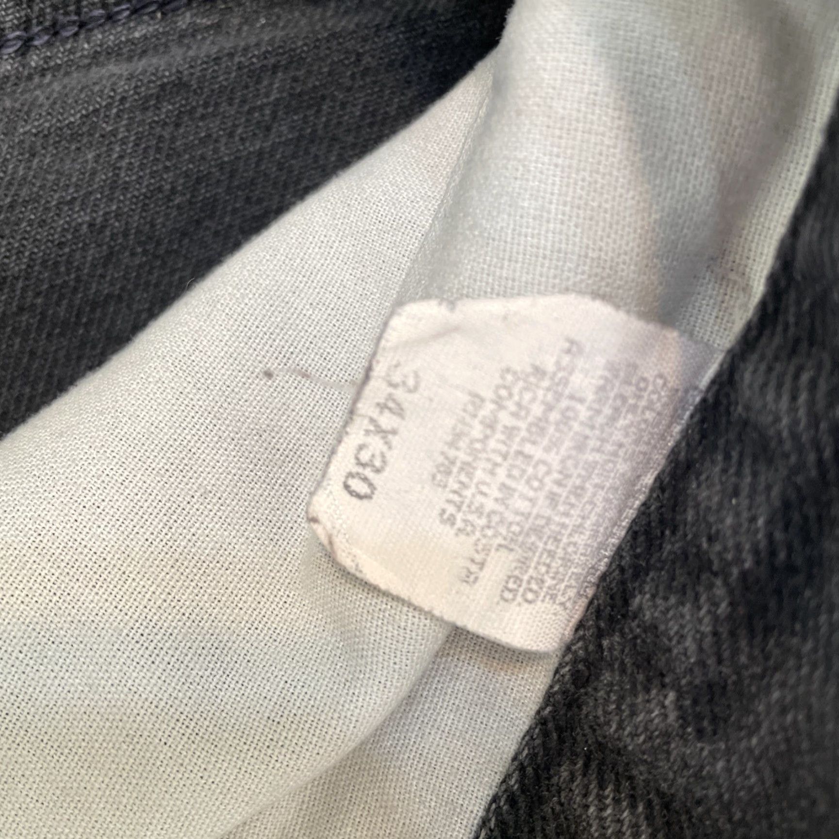 Lee VINTAGE Lee Jeans Men's Regular Size 34 x 30 Black Denim Straight Faded 90s Mens Size US 34 / EU 50 - 2 Thumbnail