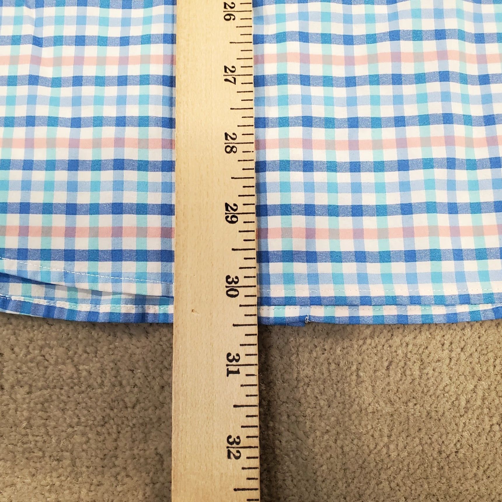 Vineyard Vines Vineyard Vines Button-Up Shirt Mens L White Blue Plaid Check Long Sleeve Collared Classic Fit Size US L / EU 52-54 / 3 - 7 Thumbnail