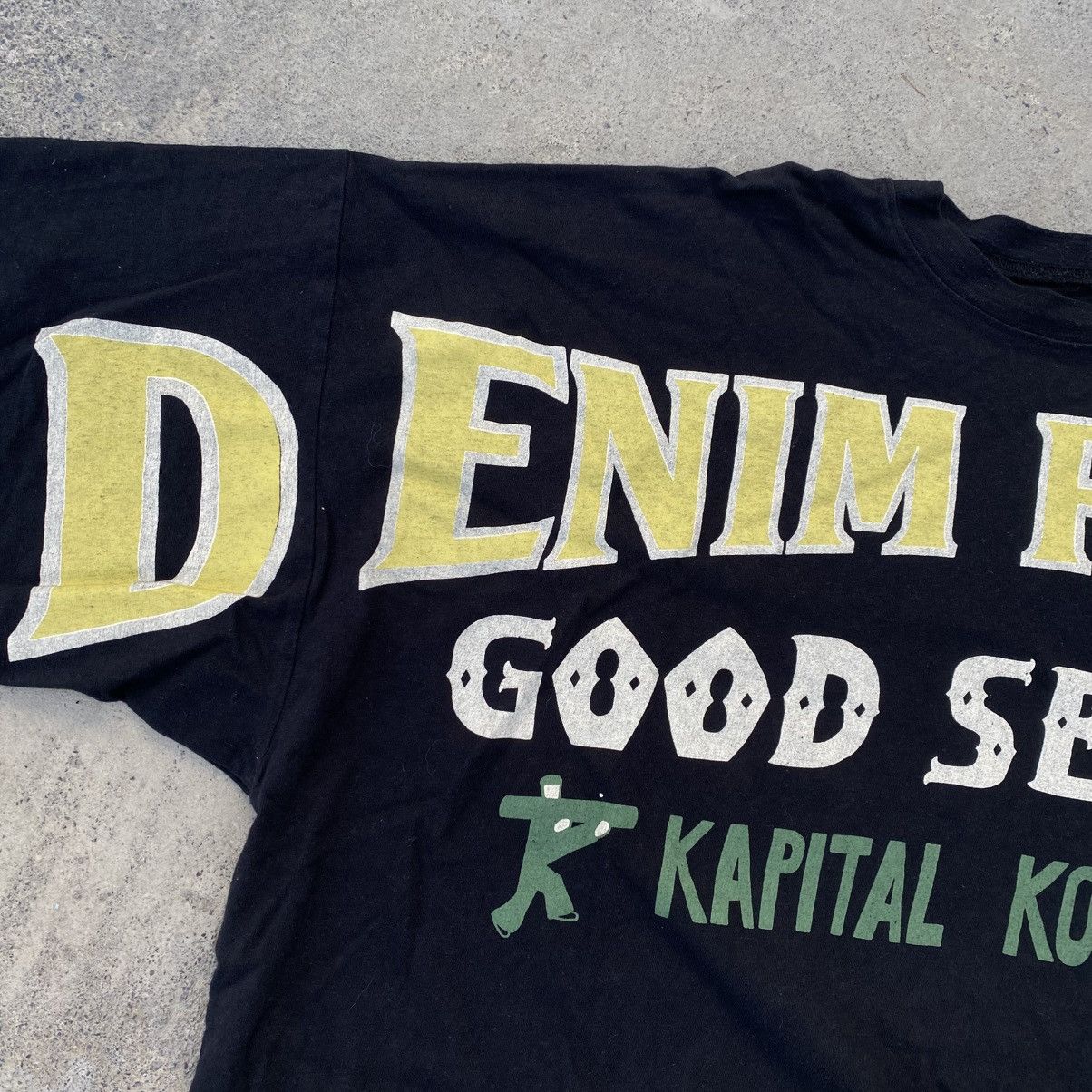 Kapital Kapital Denim Repair Tee Size US XXL / EU 58 / 5 - 2 Thumbnail