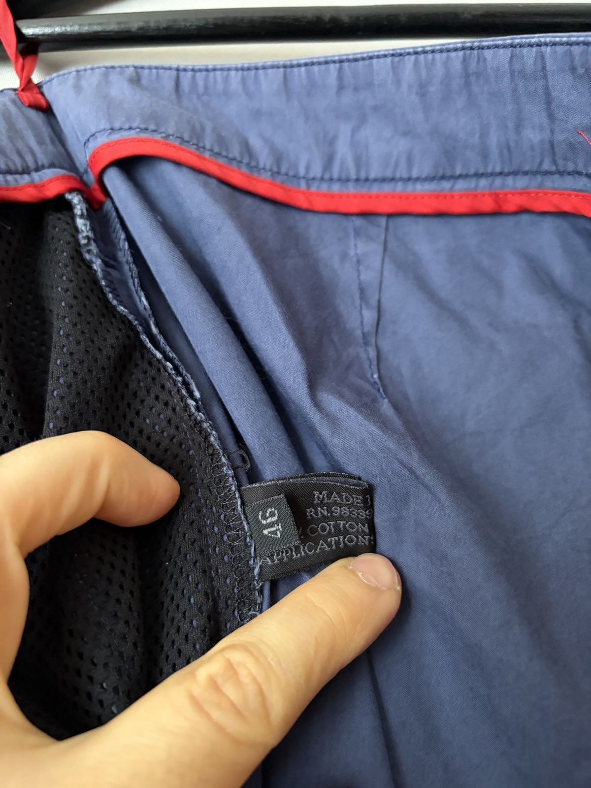 Prada Prada Vintage Blue Nylon Light Cargo Shorts Size US 30 / EU 46 - 14 Thumbnail