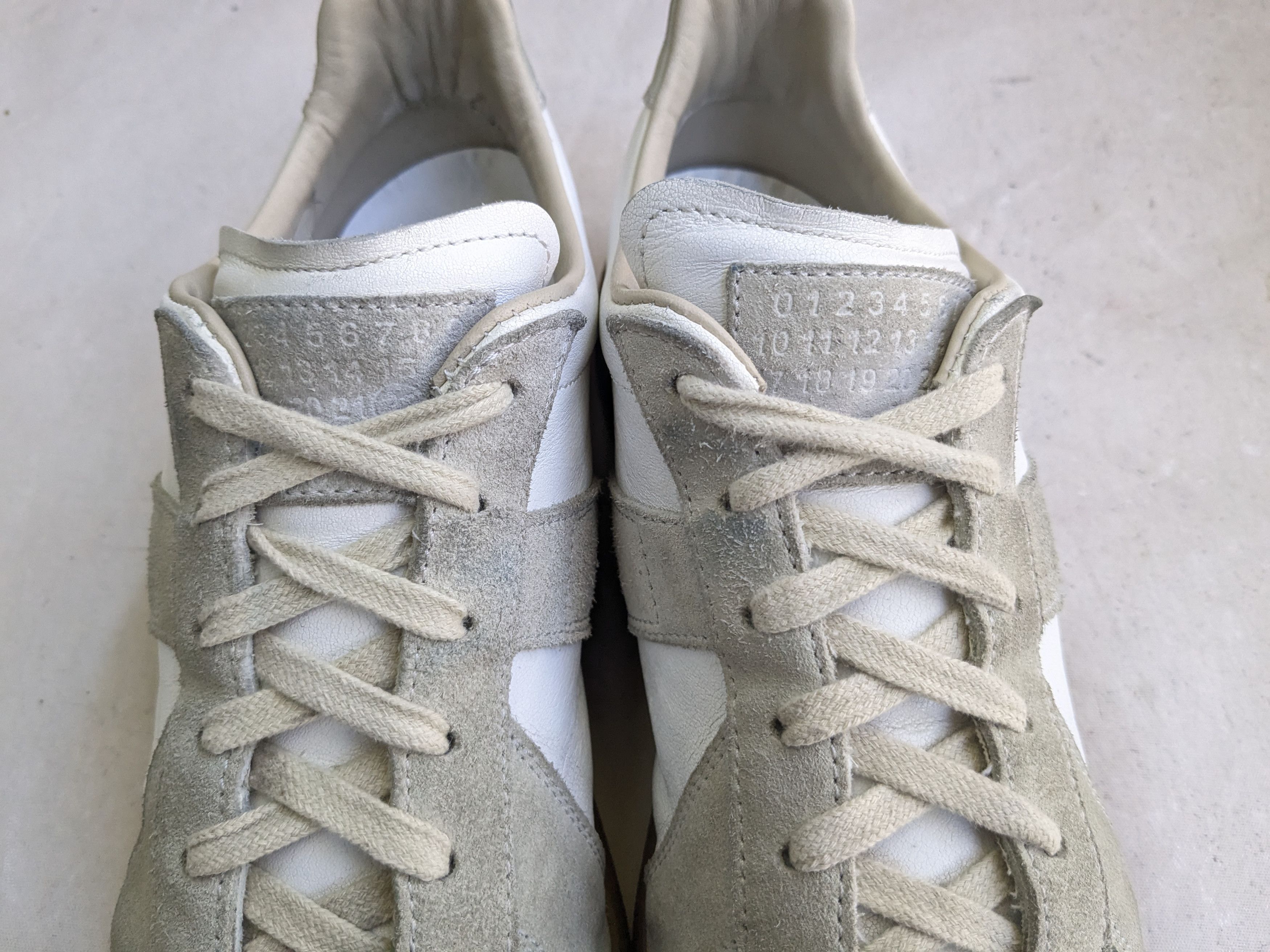Maison Margiela Maison Margiela GAT Replica White Gray 8 41 Low Tops Size US 8 / EU 41 - 4 Thumbnail