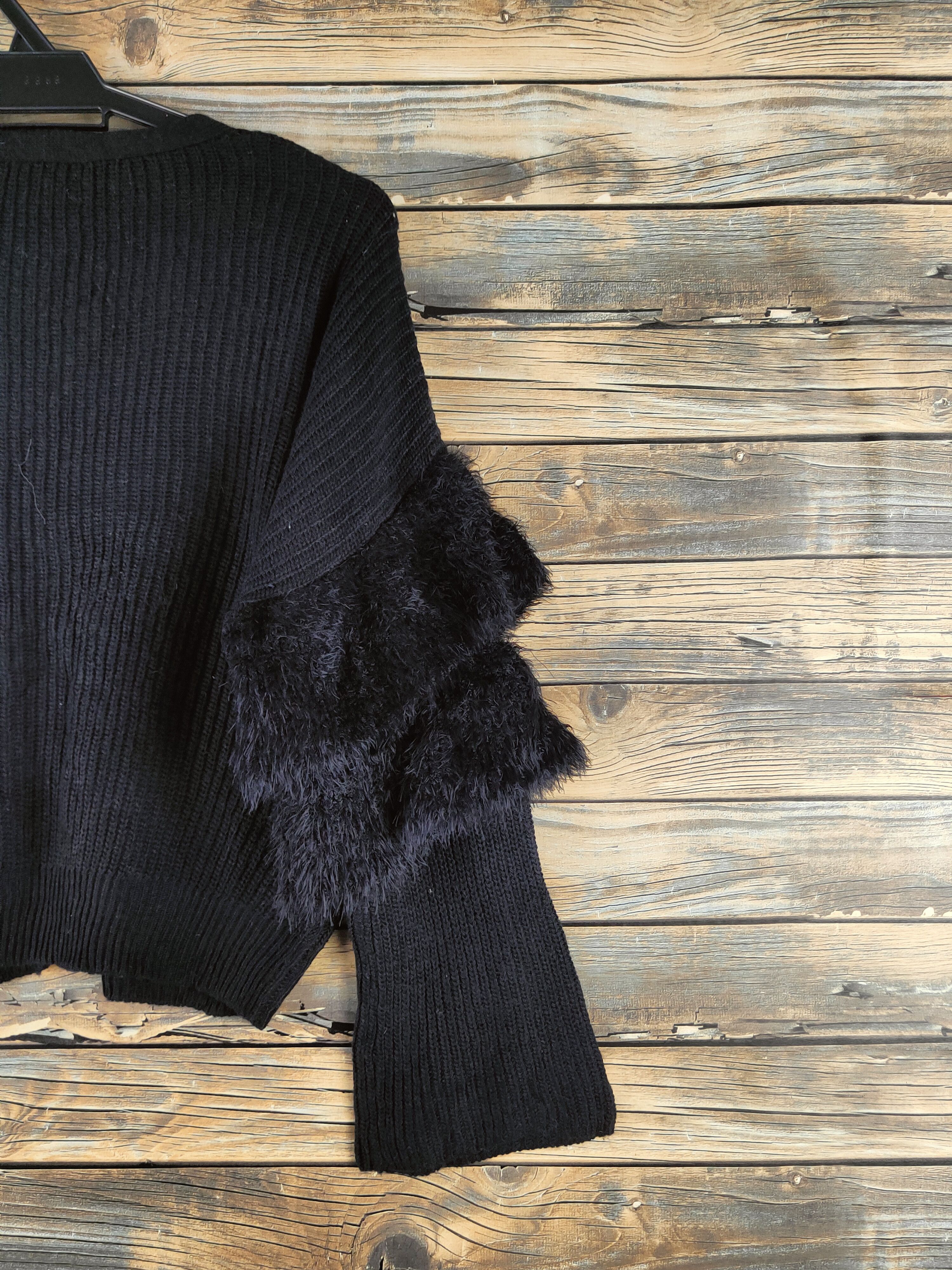 Ciaopanic DL Ciaopanic Black Knitwear Cardigan #46-947 Size S / US 4 / IT 40 - 9 Thumbnail