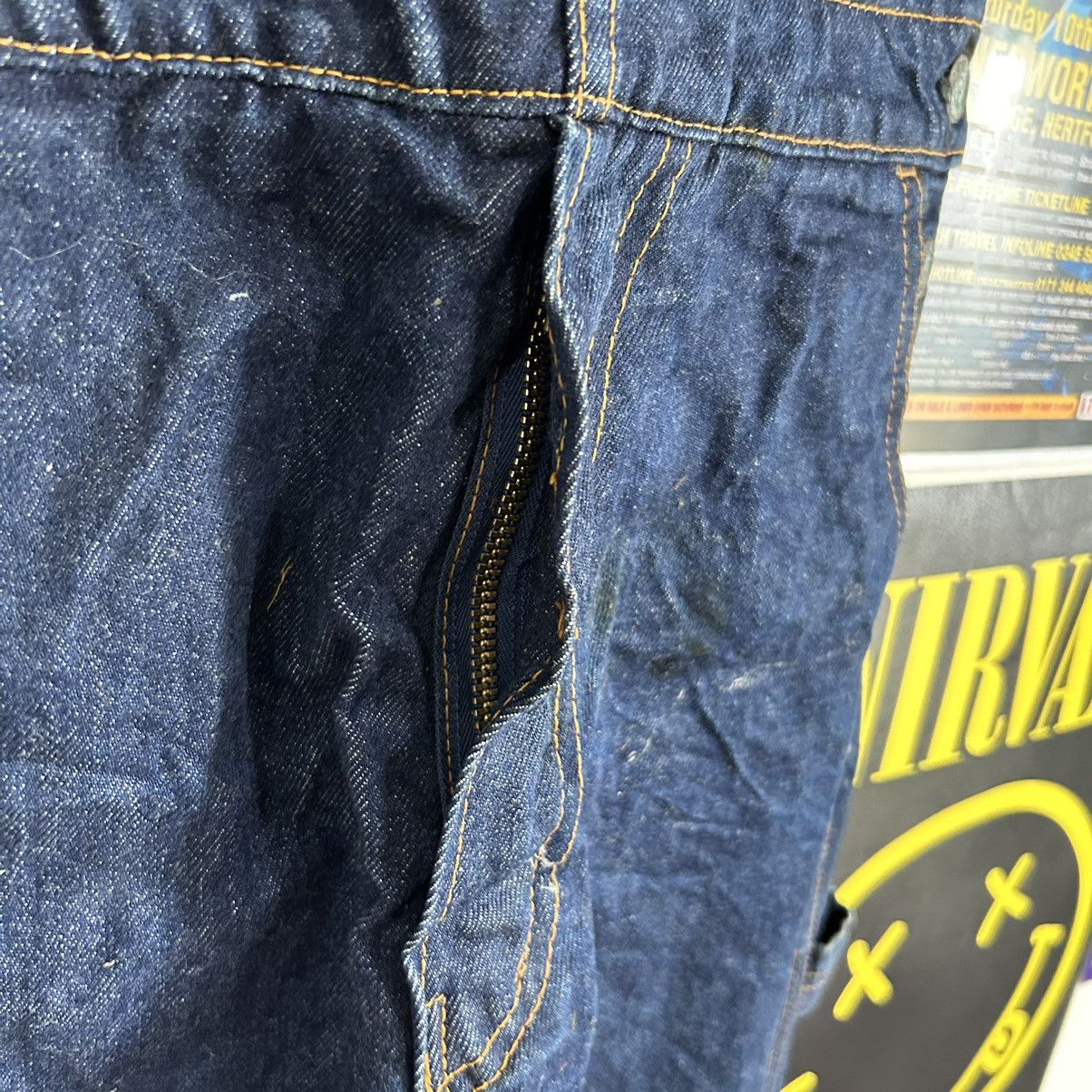 Vintage Vintage Canvas Carpenter Bid Overall Blue Denim Size US 30 / EU 46 - 10 Thumbnail