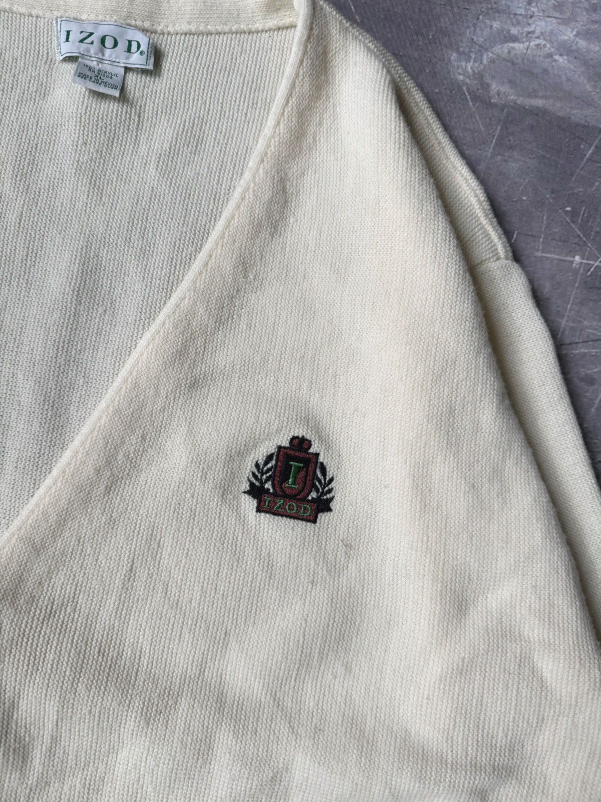 Izod Vintage 90s Izod Cardigan Sweater (XL) Size US XL / EU 56 / 4 - 4 Thumbnail