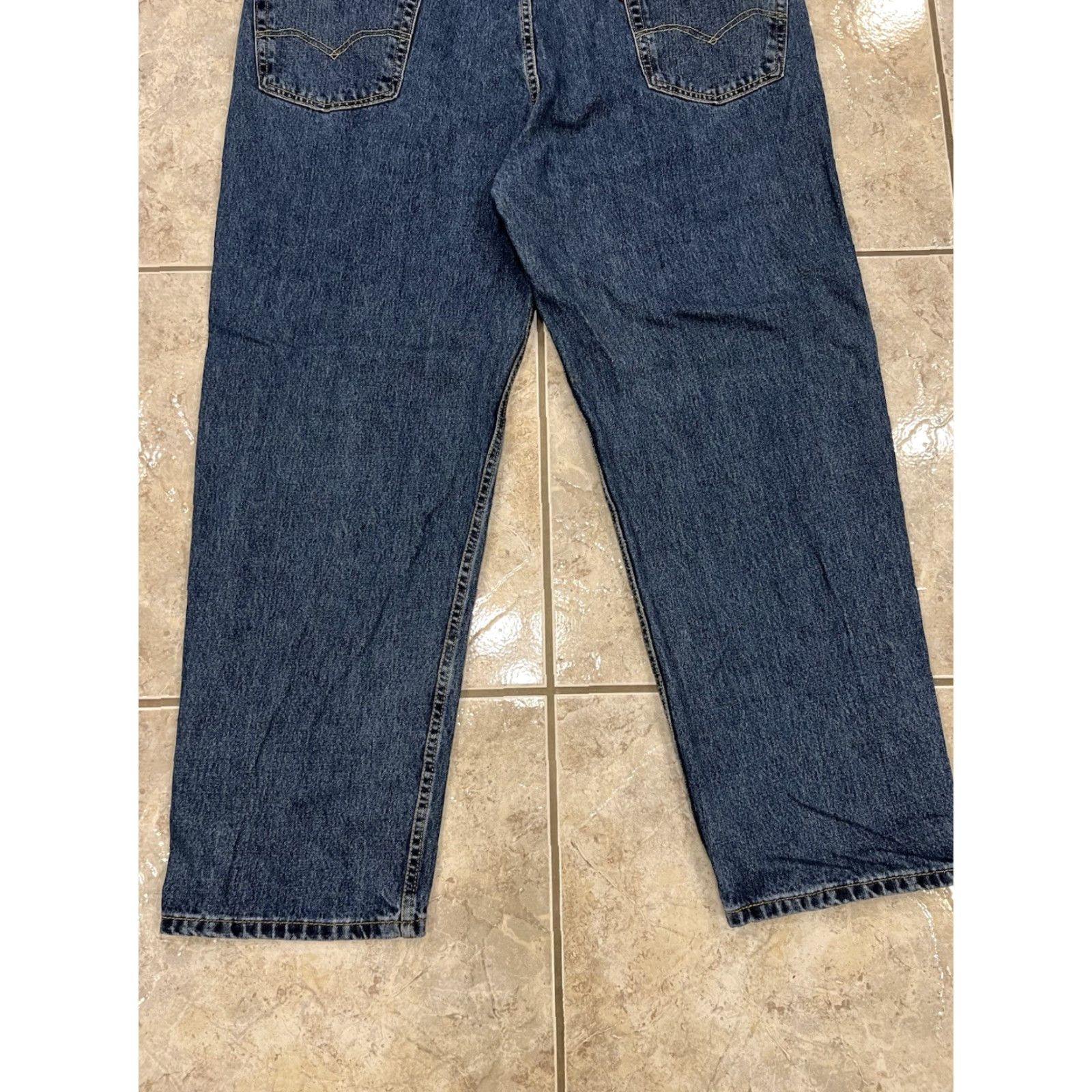 Levi's Levi's 550 Jeans Relaxed Fit Denim Blue 100% Cotton Men 46X32 Shirt? Size US 30 / EU 46 - 2 Thumbnail