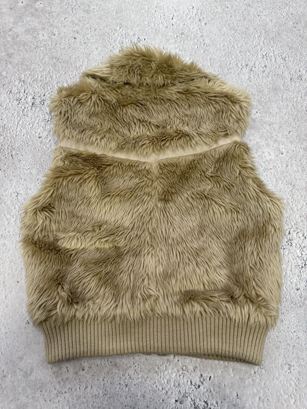 If Six Was Nine × Japanese Brand × Le Grande Bleu (L.G.B.) SALE💣💣 * Y2k Vintage Fluffy Mohair Fuzzy Drip Varsity Vest Size US S / EU 44-46 / 1 - 9 Thumbnail