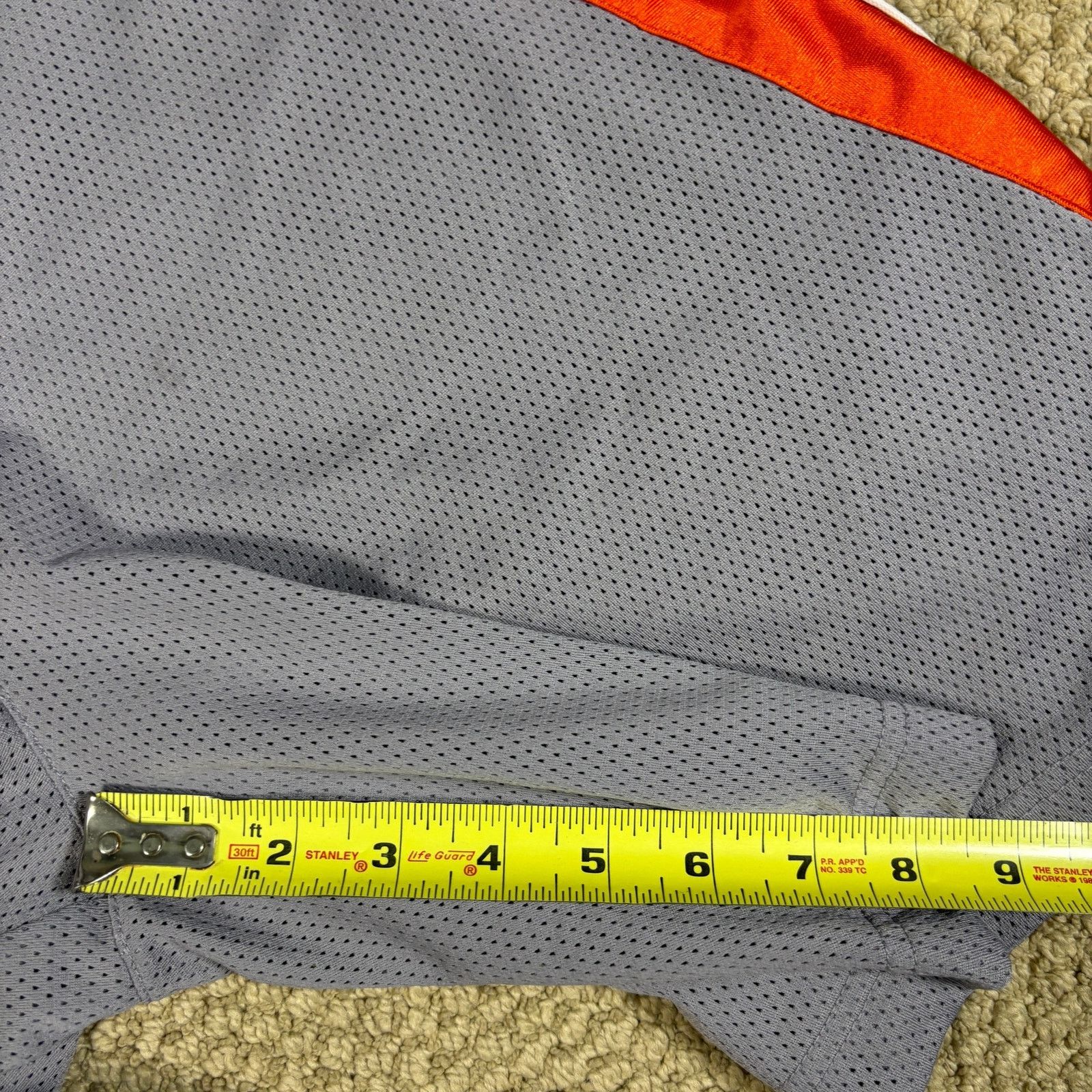 Nike vintage y2k 2000s Nike baggy wide leg gray and orange shorts Size US 38 / EU 54 - 8 Thumbnail