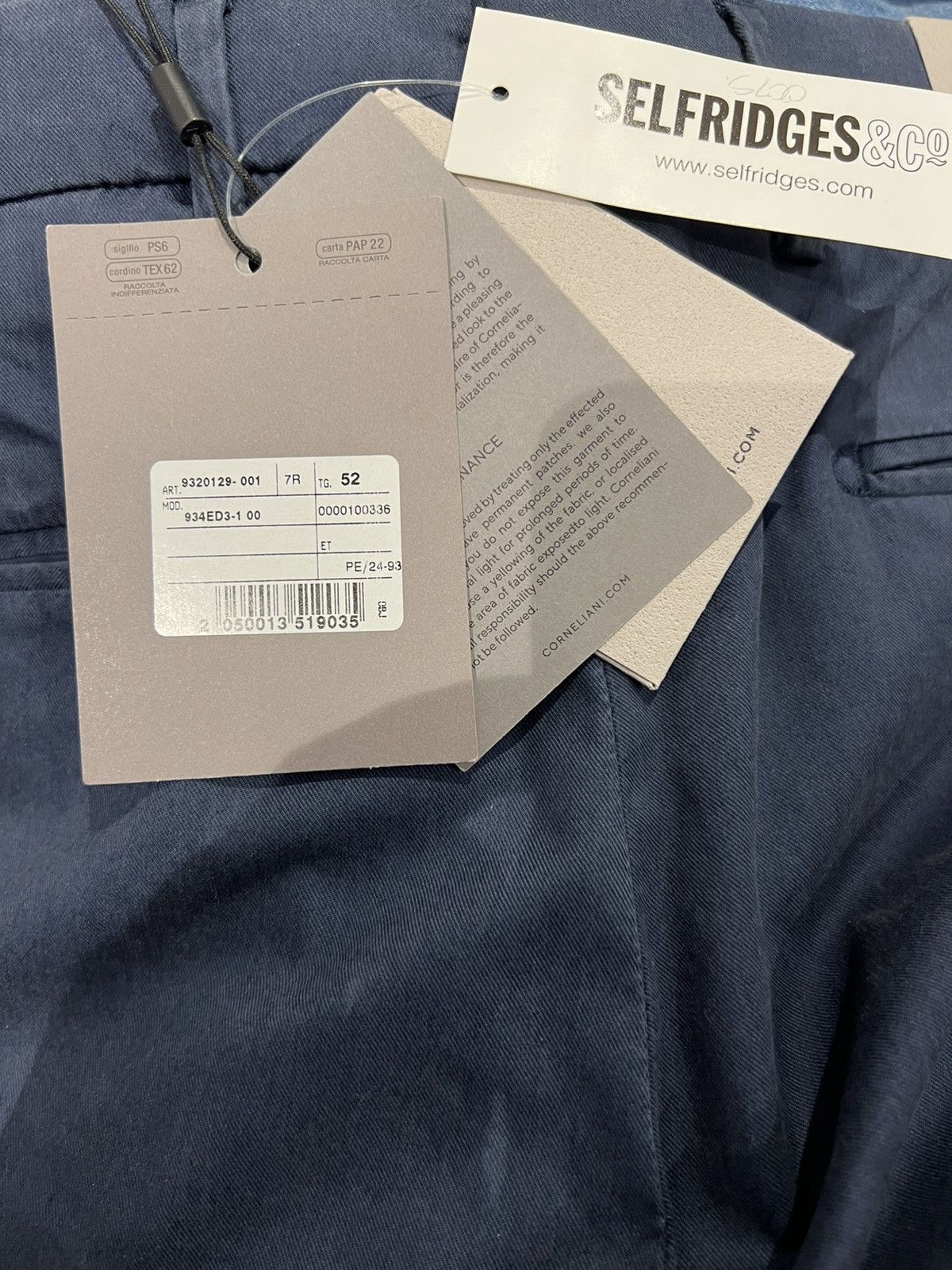 Corneliani CORNELIANI Shorts Men's Navy 52 Men's Size US 42 / EU 58 - 6 Thumbnail