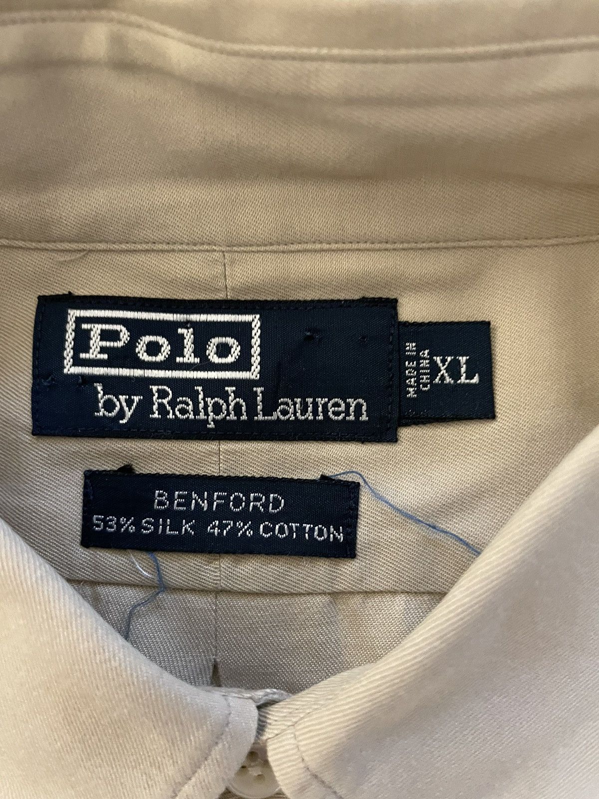 Polo Ralph Lauren × Vintage Vintage BENFORD Sport Shirt Size US XL / EU 56 / 4 - 3 Thumbnail