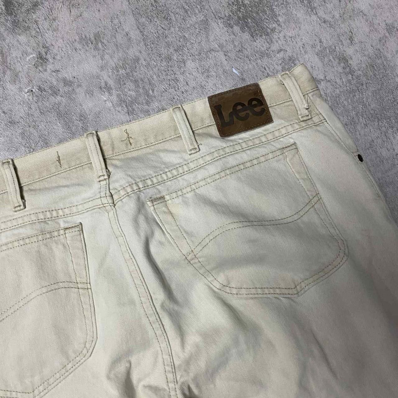 Lee Tan and cream vintage Lee jeans jeans Size US 36 / EU 52 - 2 Thumbnail