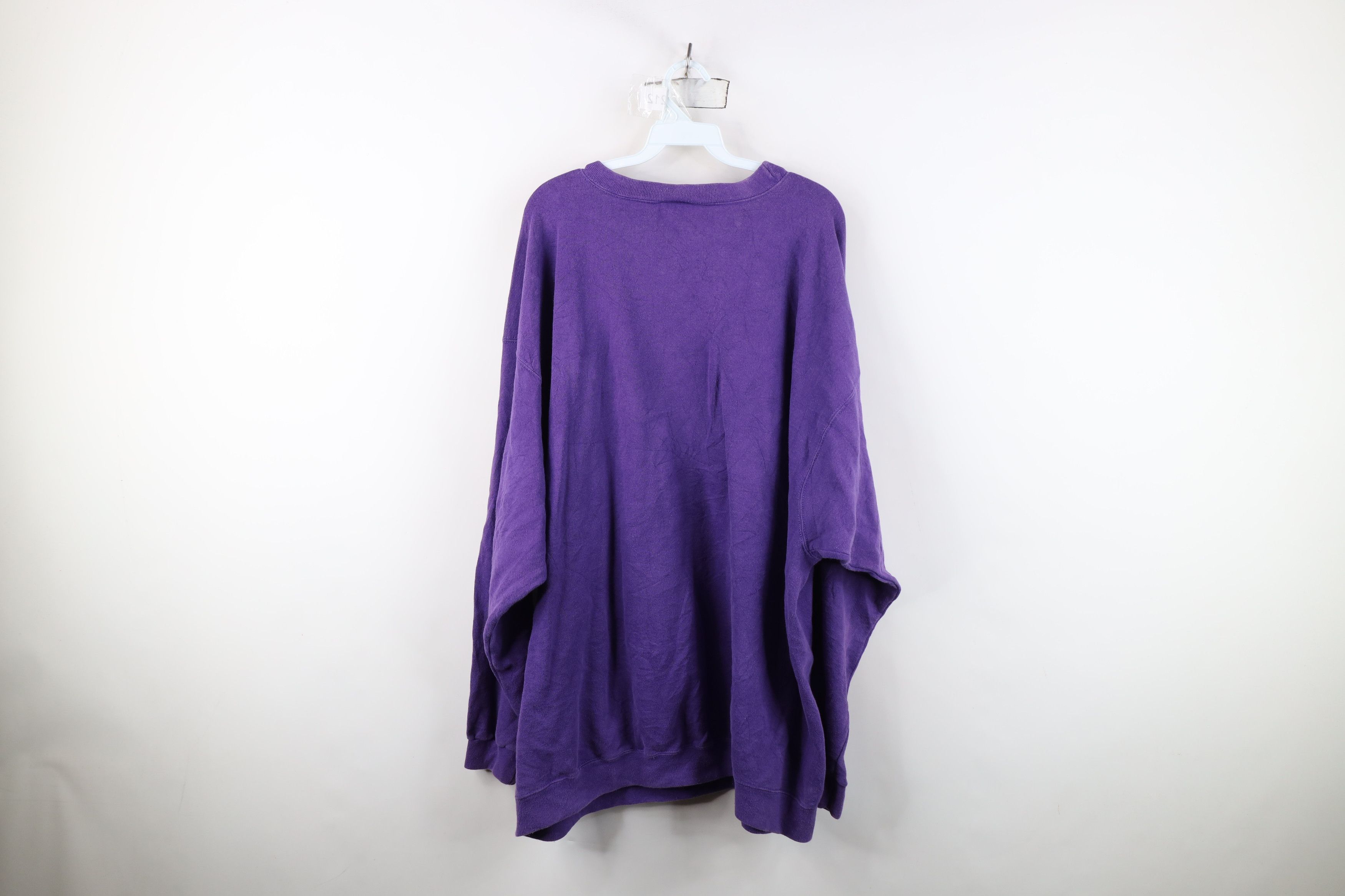 Nike Vintage 90s Nike Scott Mini Swoosh Sweatshirt Purple USA Size US XXL / EU 58 / 5 - 12 Thumbnail