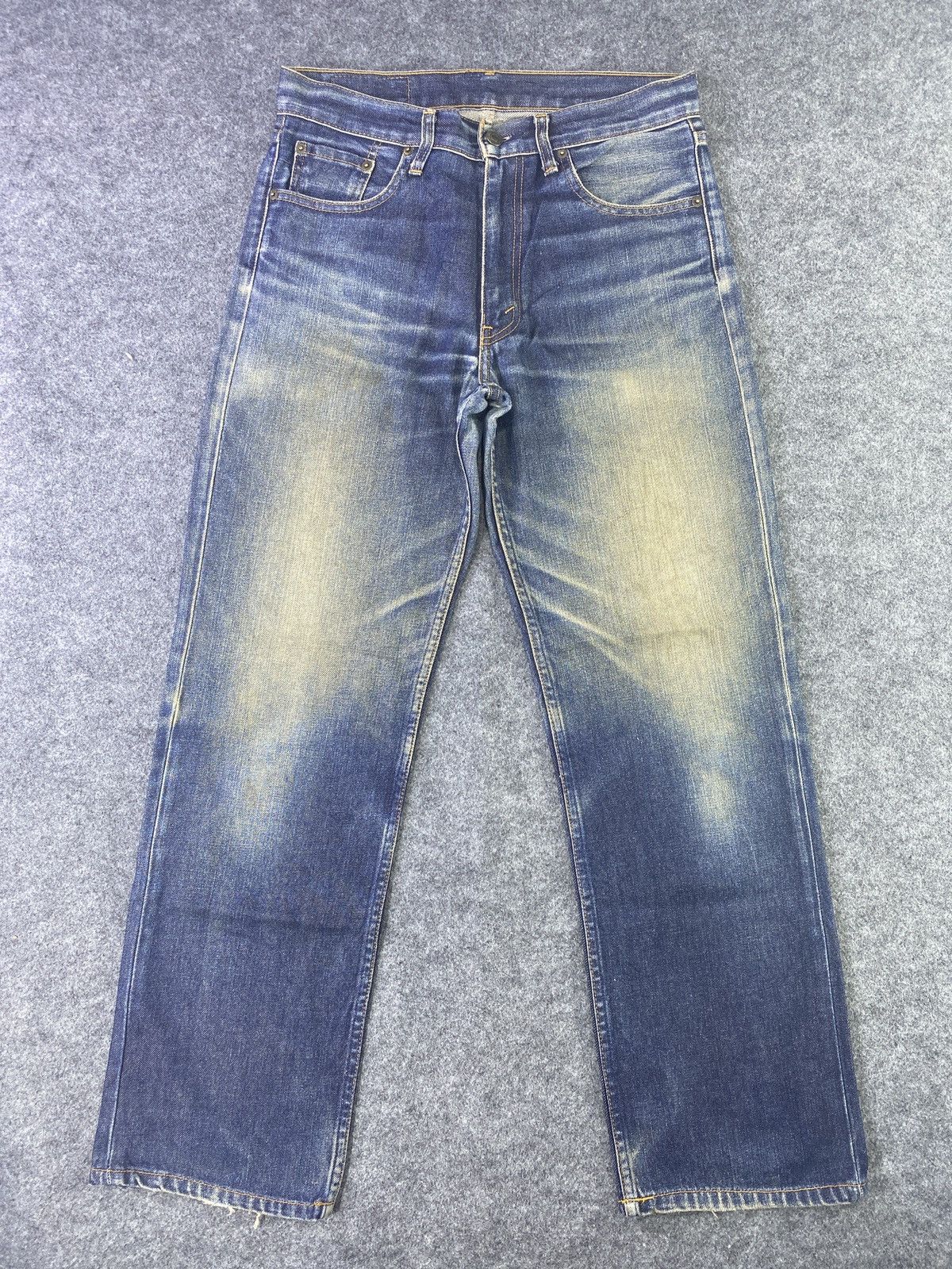 Jean × Levi's × Vintage VINTAGE LEVIS 508 DISTRESS BLUE WASH JEANS - J910 Size US 31 - 1 Thumbnail