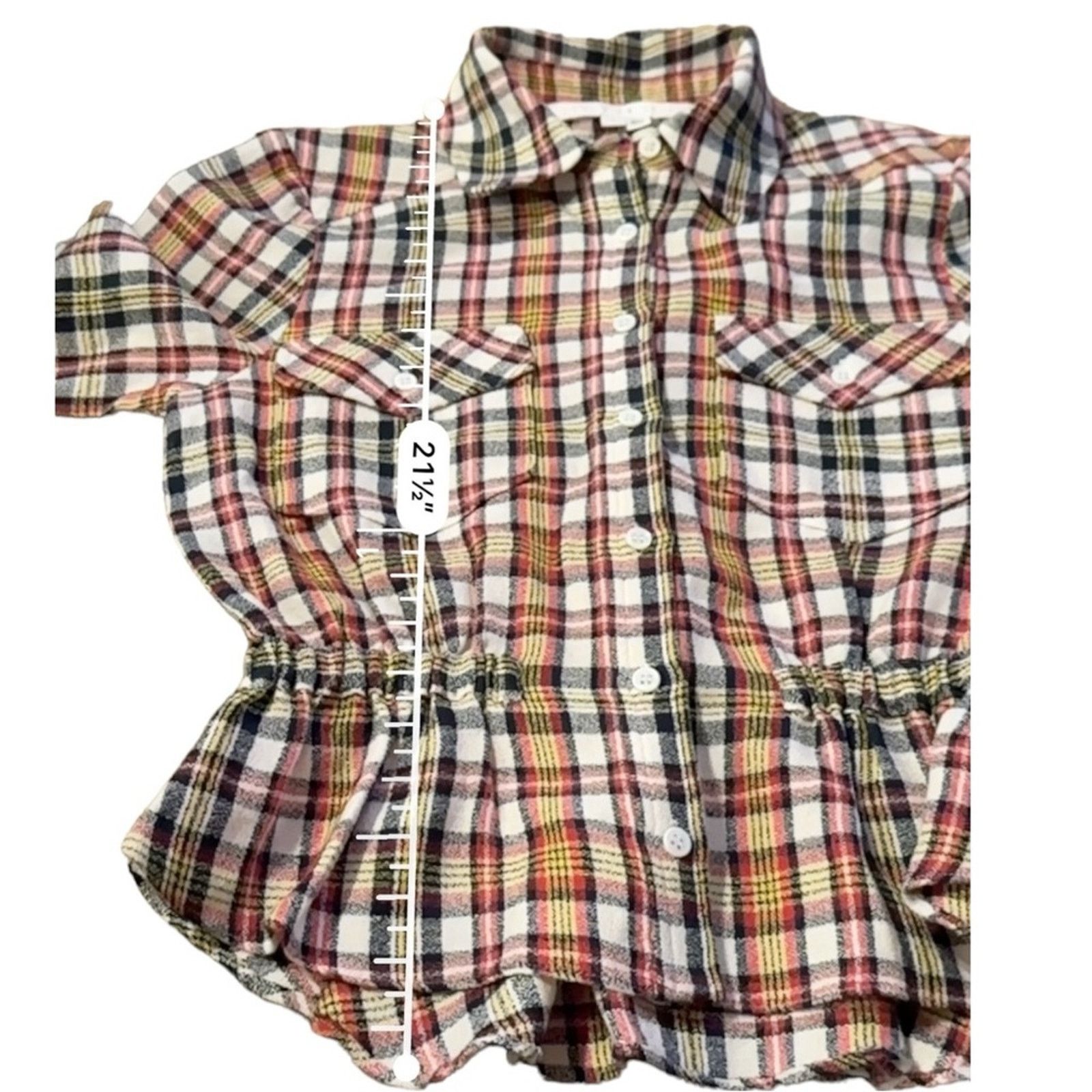 Veronica Beard Veronica Beard Shania Long Sleeve Cinched Button Down Top Size XS / US 0-2 / IT 36-38 - 9 Thumbnail