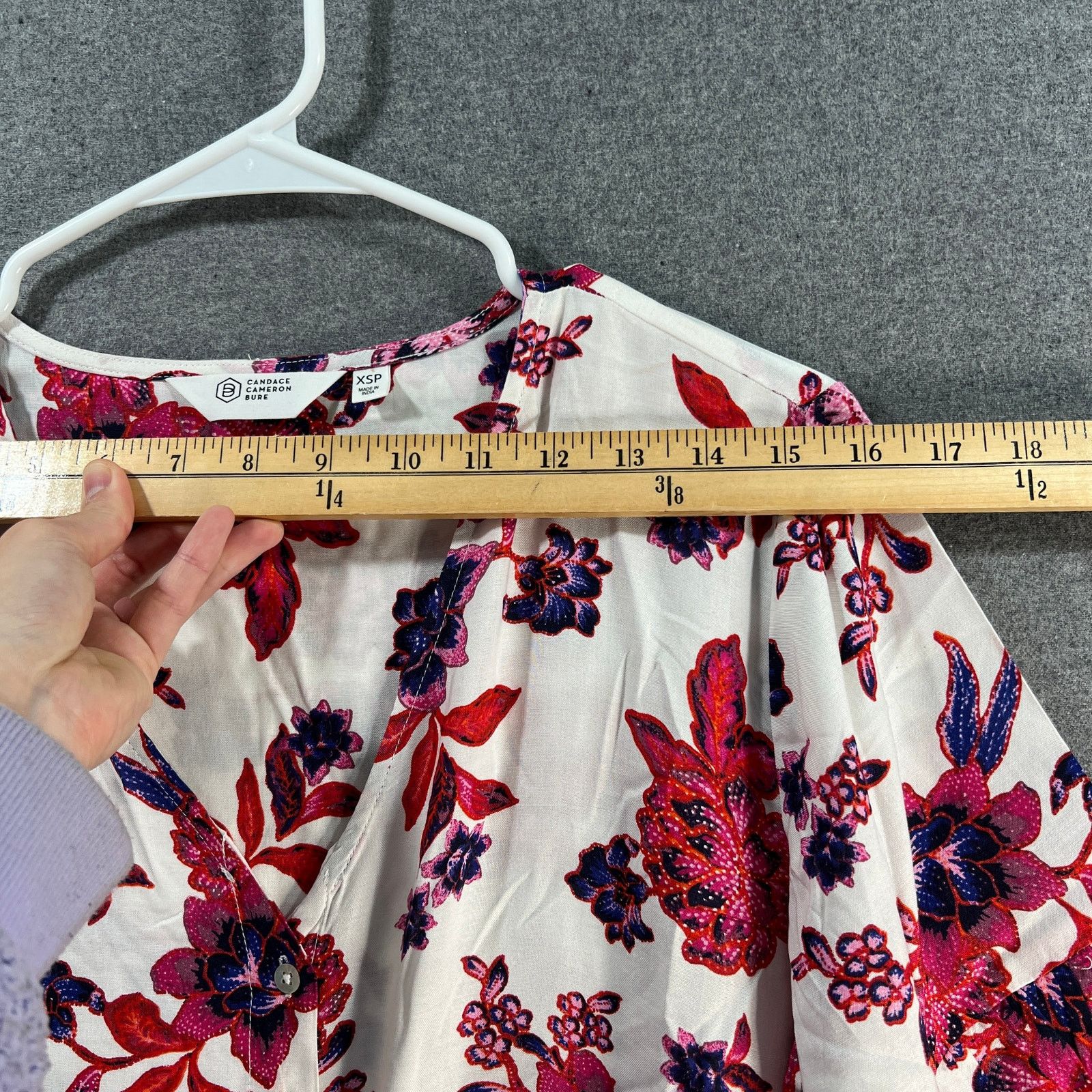 Other Candace Cameron Bure Petite Printed Button-Front Size XS / US 0-2 / IT 36-38 - 6 Thumbnail