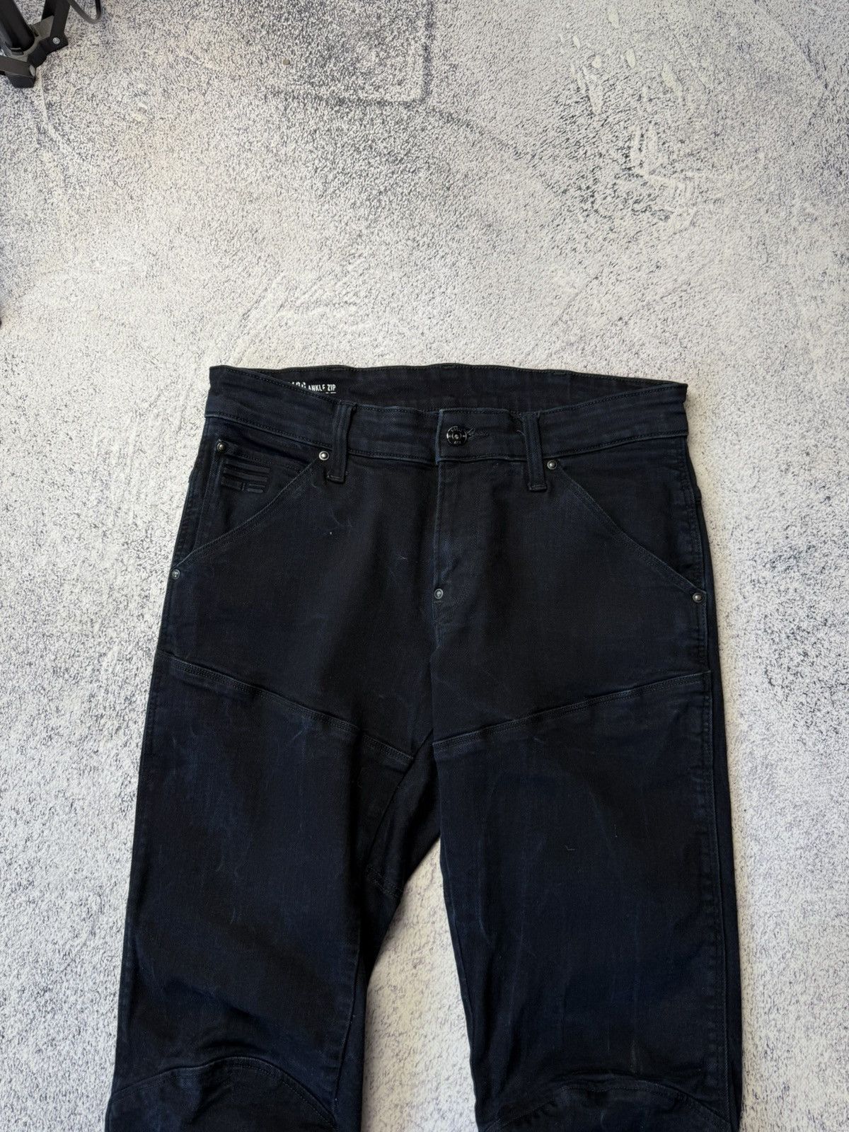 G-Star Vintage G Star Ankle Zip Pants 3D Super Slim Size US 30 / EU 46 - 2 Thumbnail