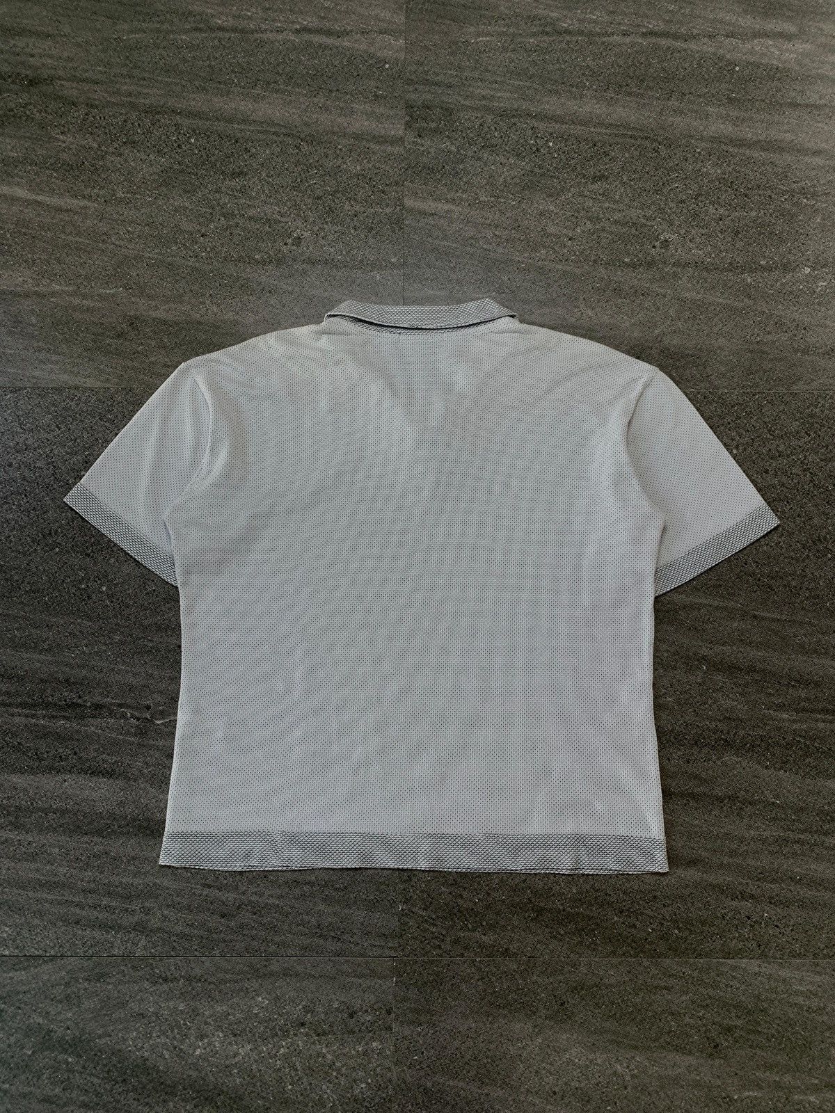 Issey Miyake FREE TAX! Reversed Mesh Polo Shirt - Small Size US S / EU 44-46 / 1 - 6 Thumbnail