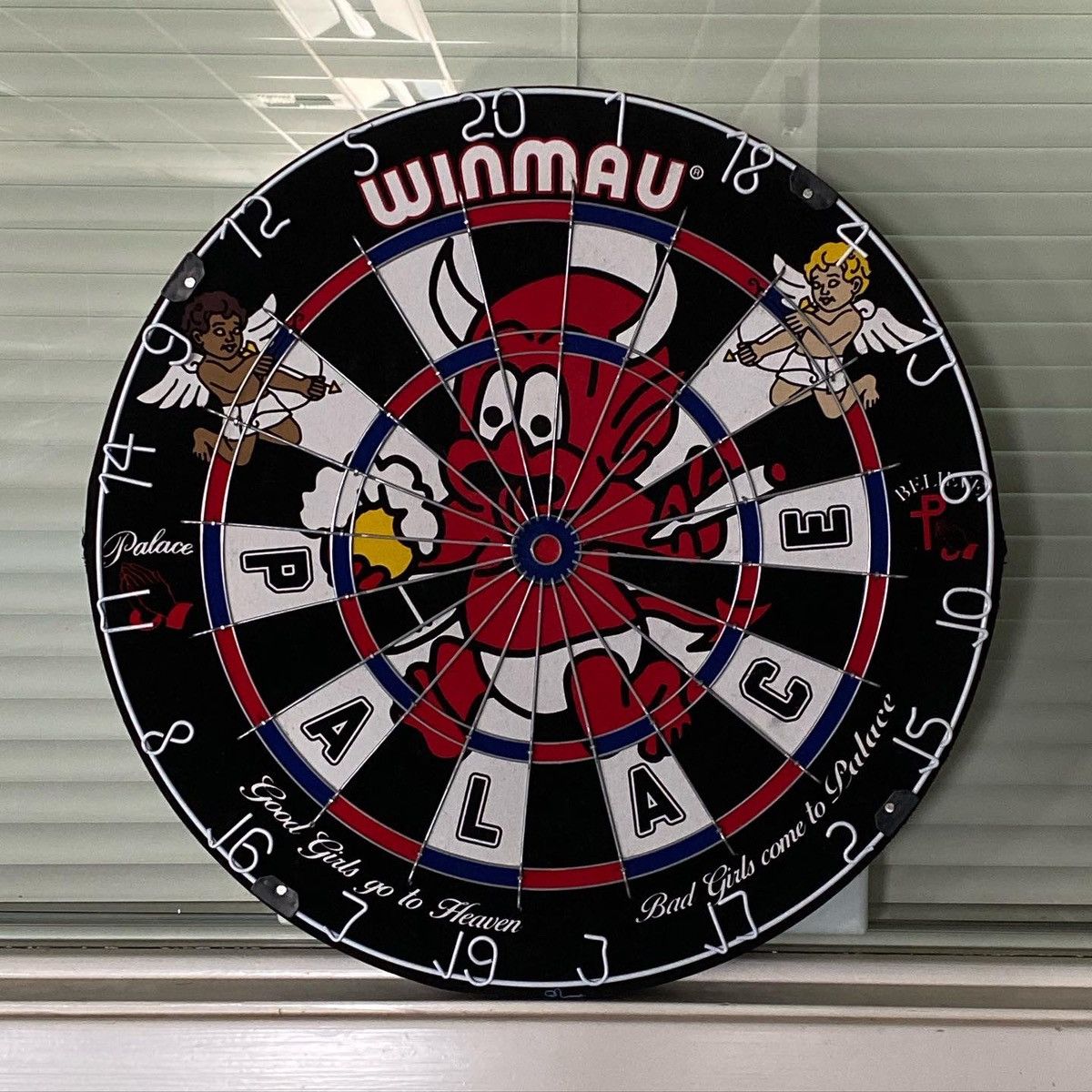 Palace 2023 WINMAU FALLEN ANGELS DARTBOARD + DARTS (SET) | Grailed