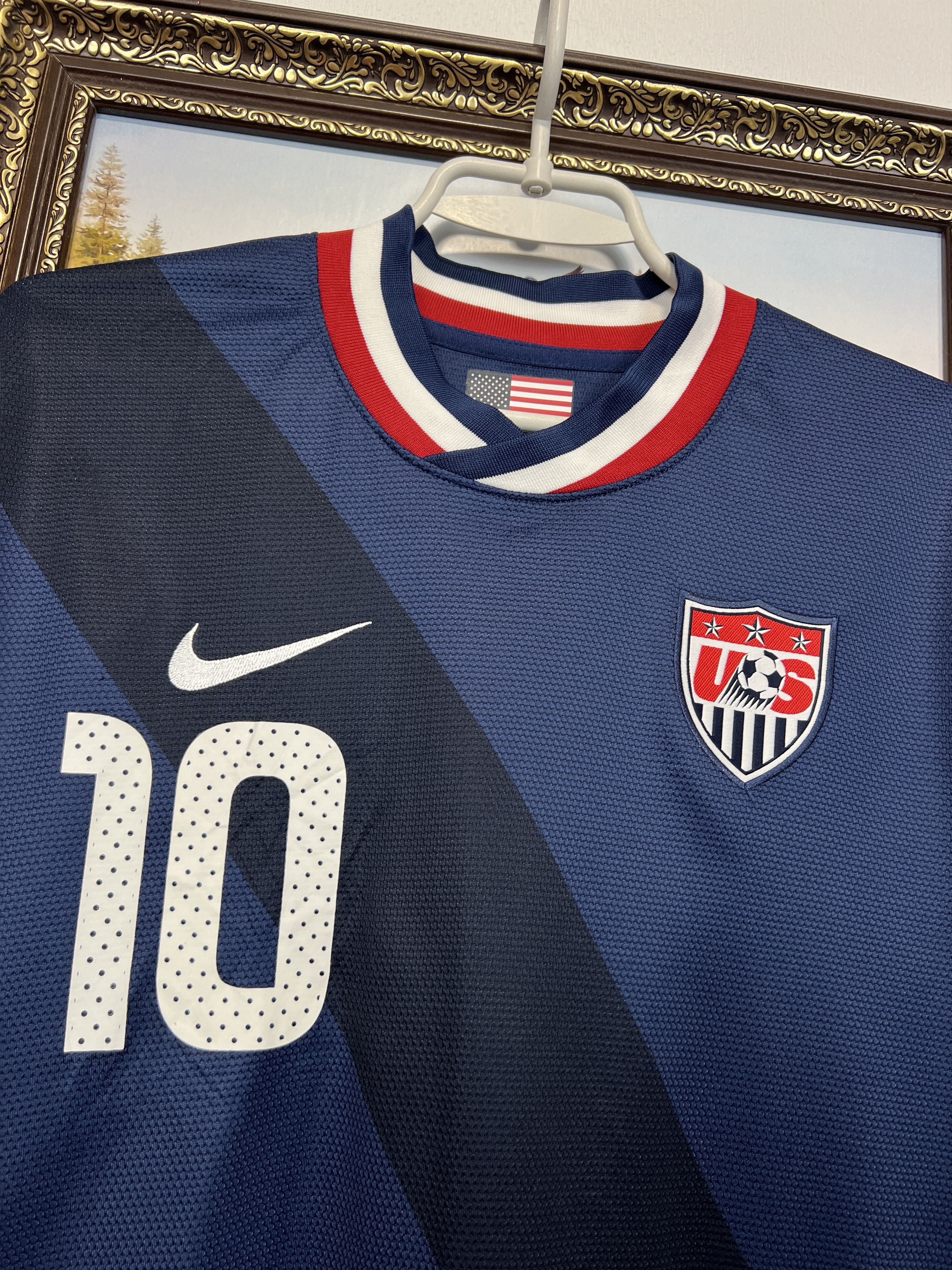 Nike USA Away football shirt 2012 Soccer #10 Lloyd Jersey Trikot Size US XL / EU 56 / 4 - 3 Thumbnail