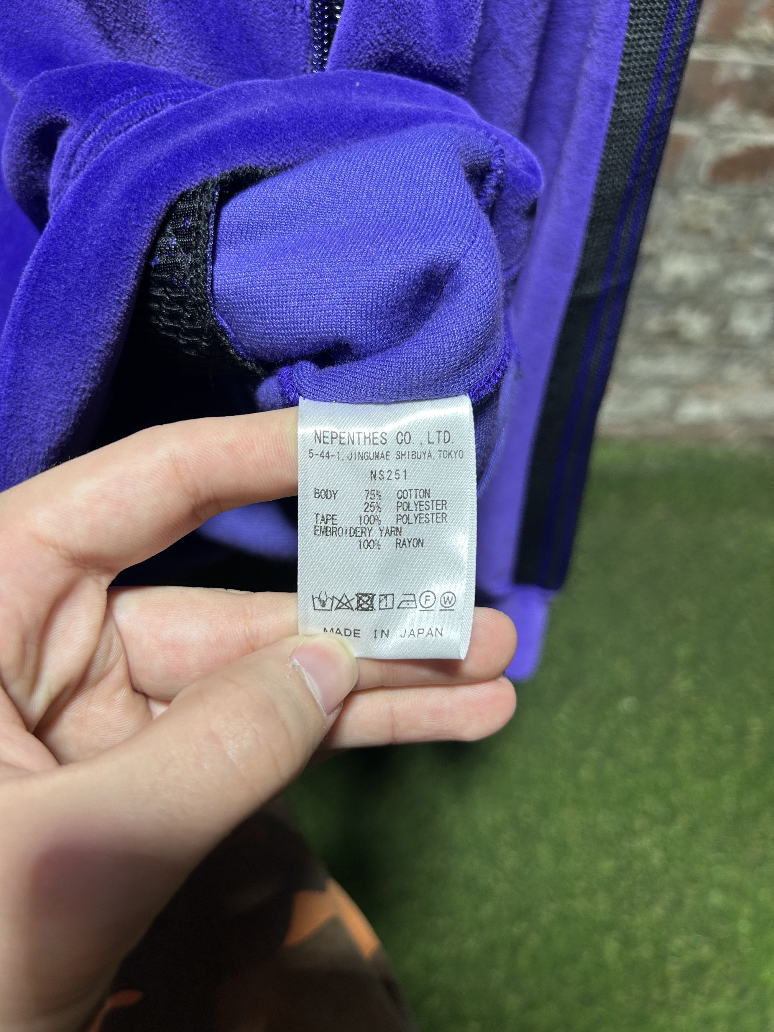 Needles Needles Velour Track Jacket Purple Size US S / EU 44-46 / 1 - 4 Thumbnail