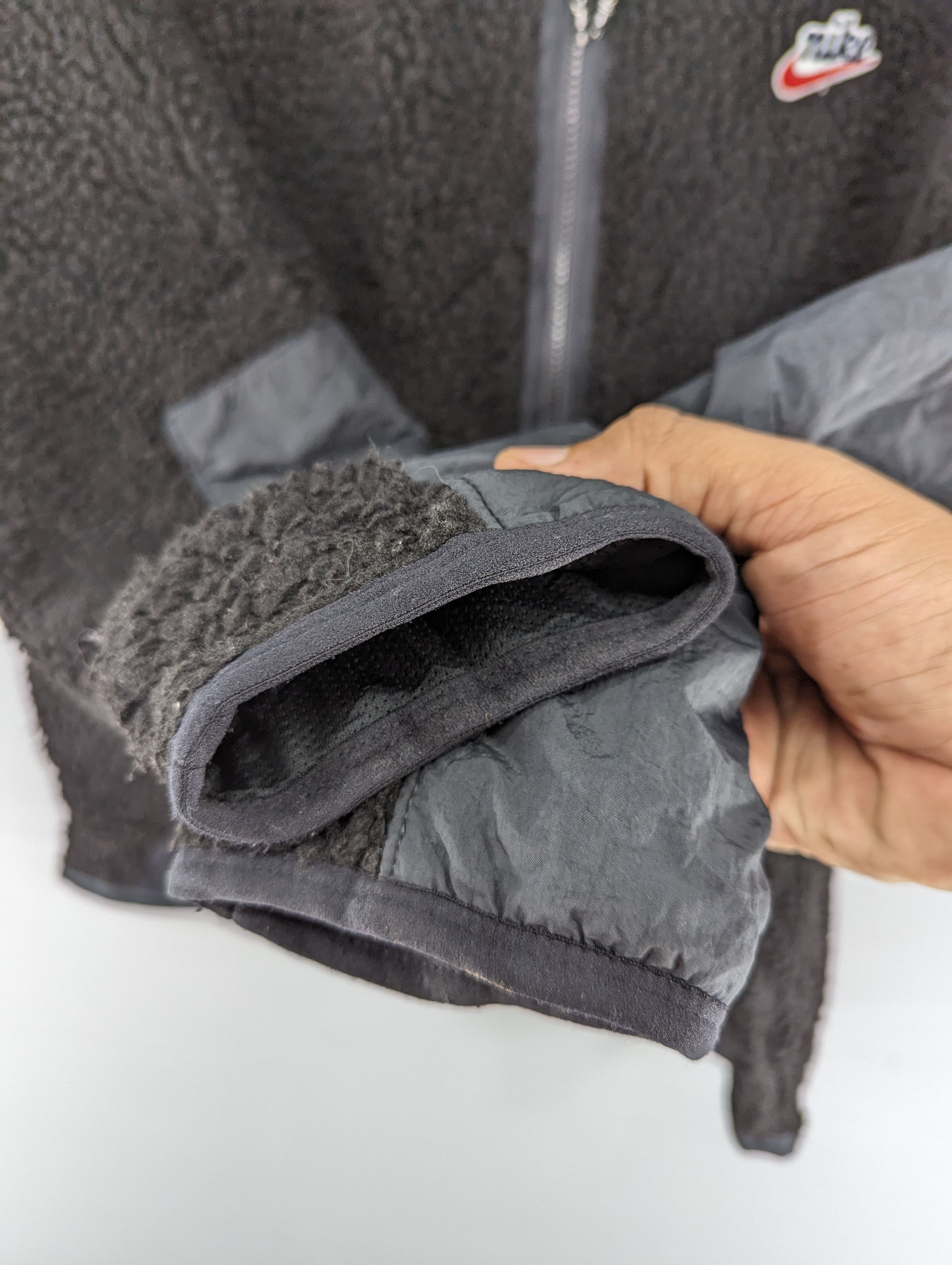 Nike 🔥RARE🔥Nike Heritage Sherpa Fleece Jacket Black Size US L / EU 52-54 / 3 - 7 Thumbnail