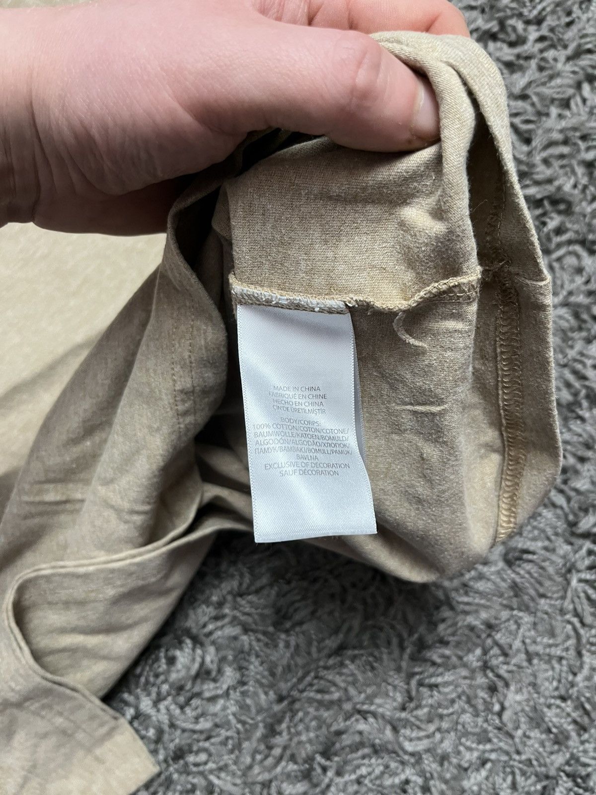 Ralph Lauren Polo Ralph Lauren Cotton Jersey Tee Expedition Dune Heather Size US L / EU 52-54 / 3 - 6 Thumbnail